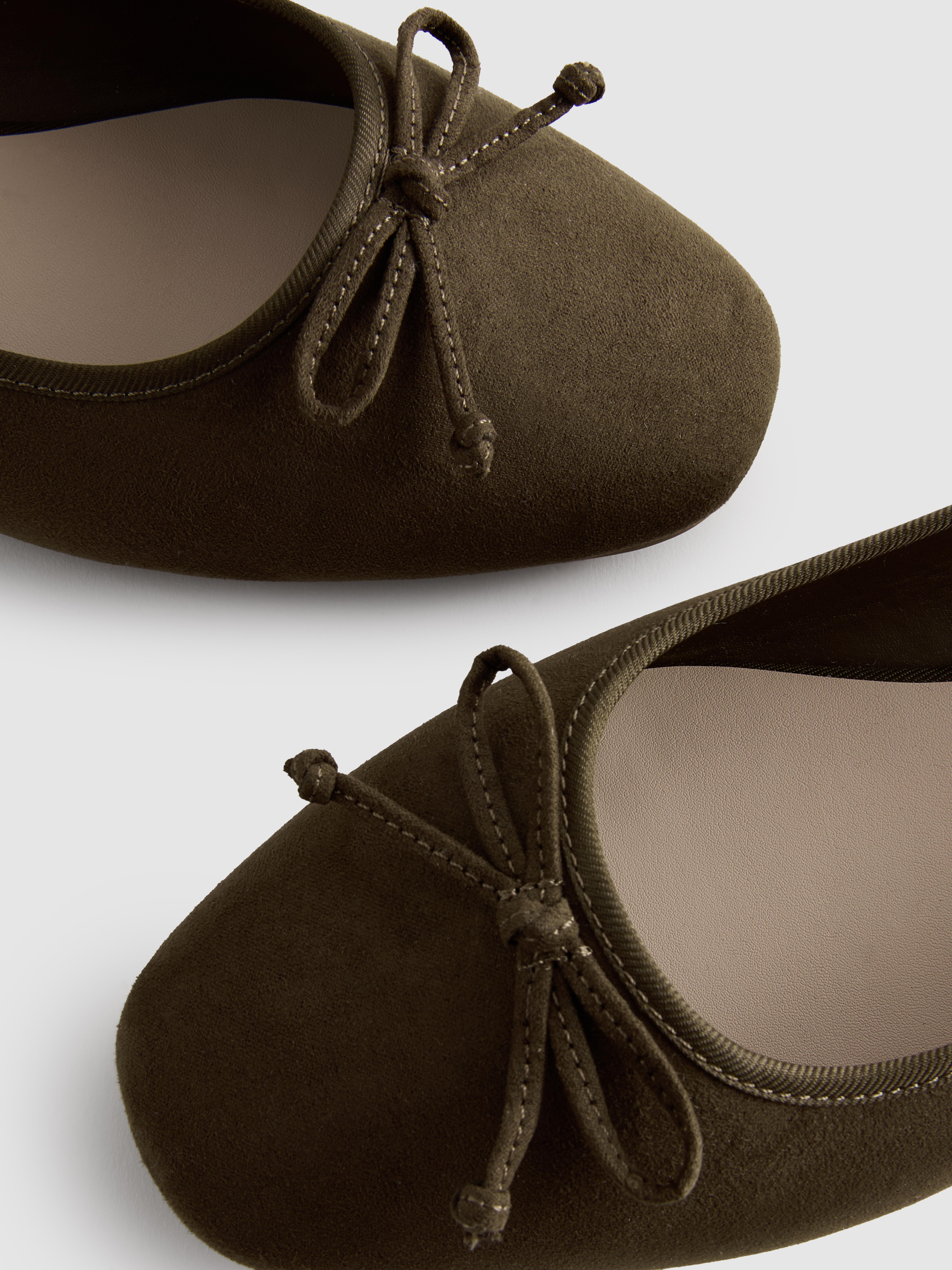 Bow Detail Ballerina Flats