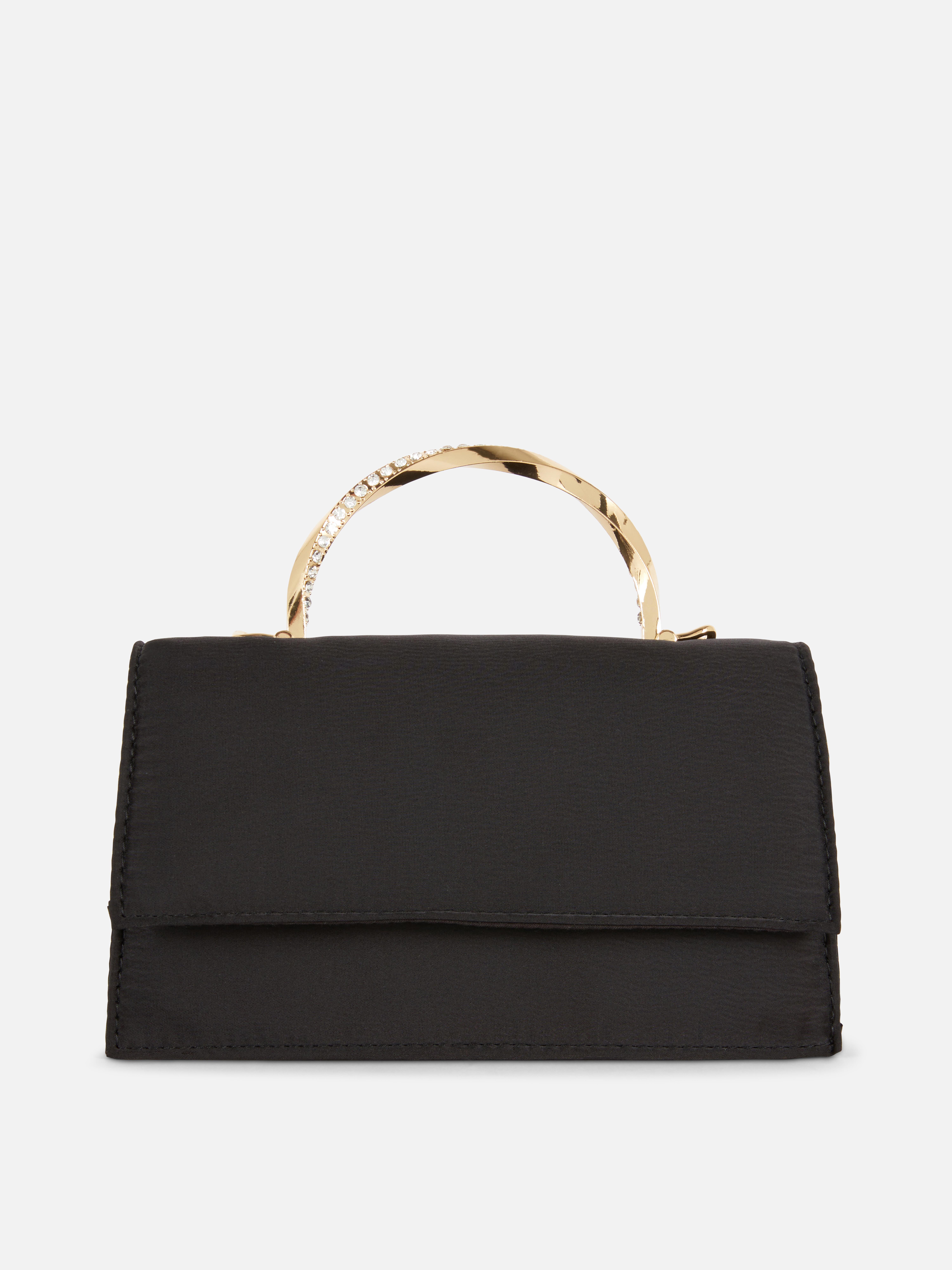 Diamanté Top Handle Purse