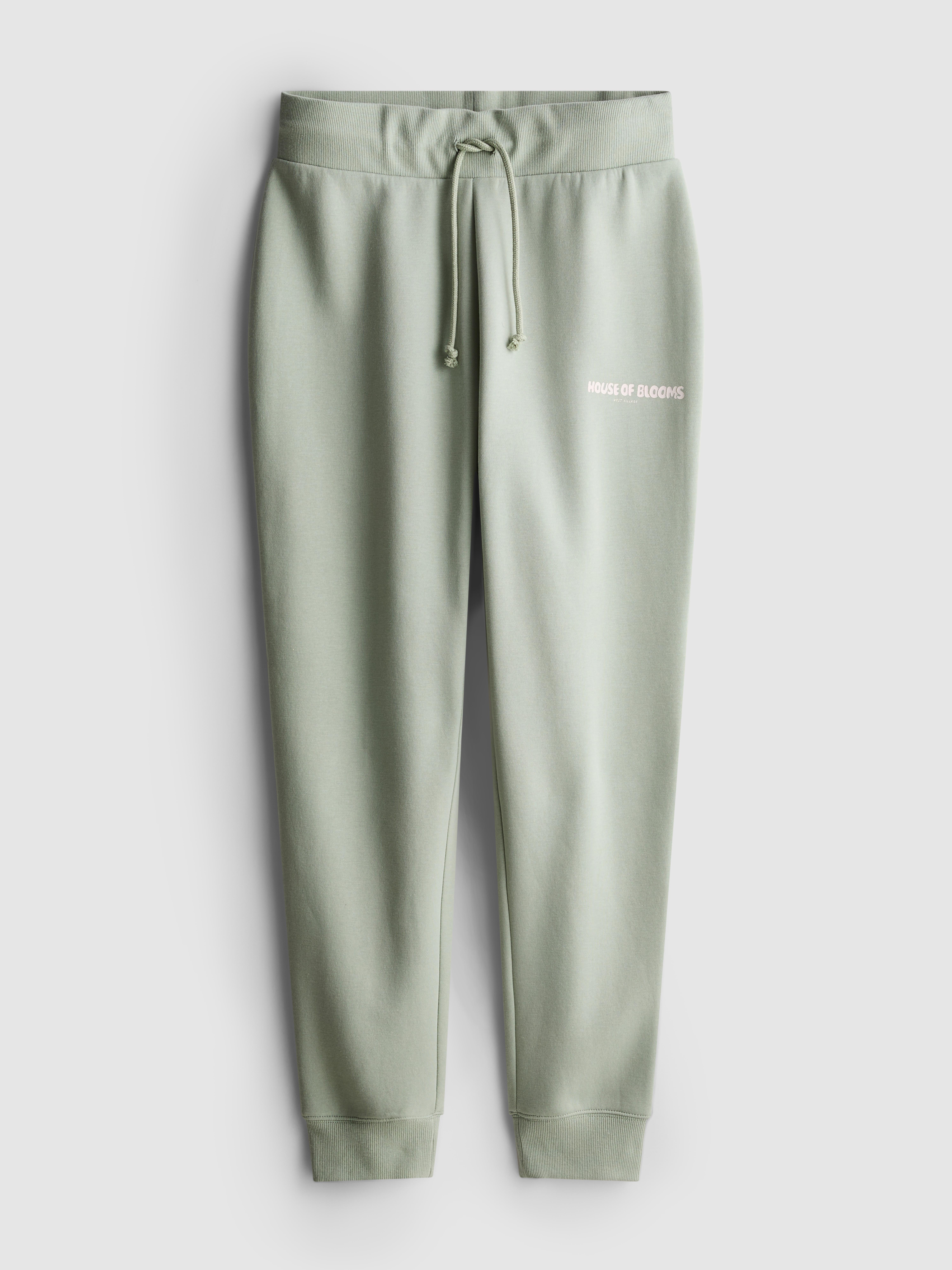 Cotton Blend Printed Skinny Joggers