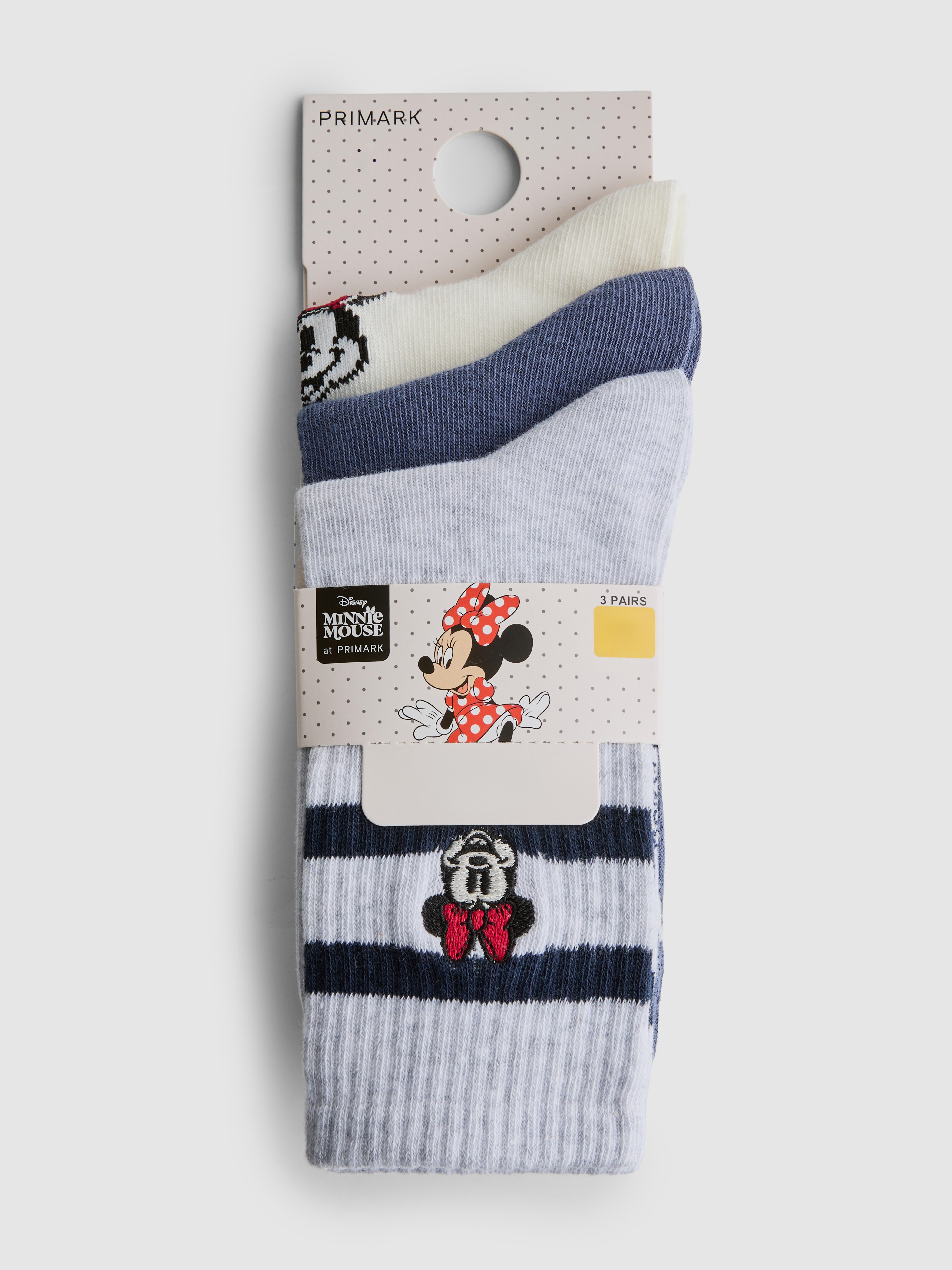 Disney’s Minnie Mouse Cotton Blend Crew Socks