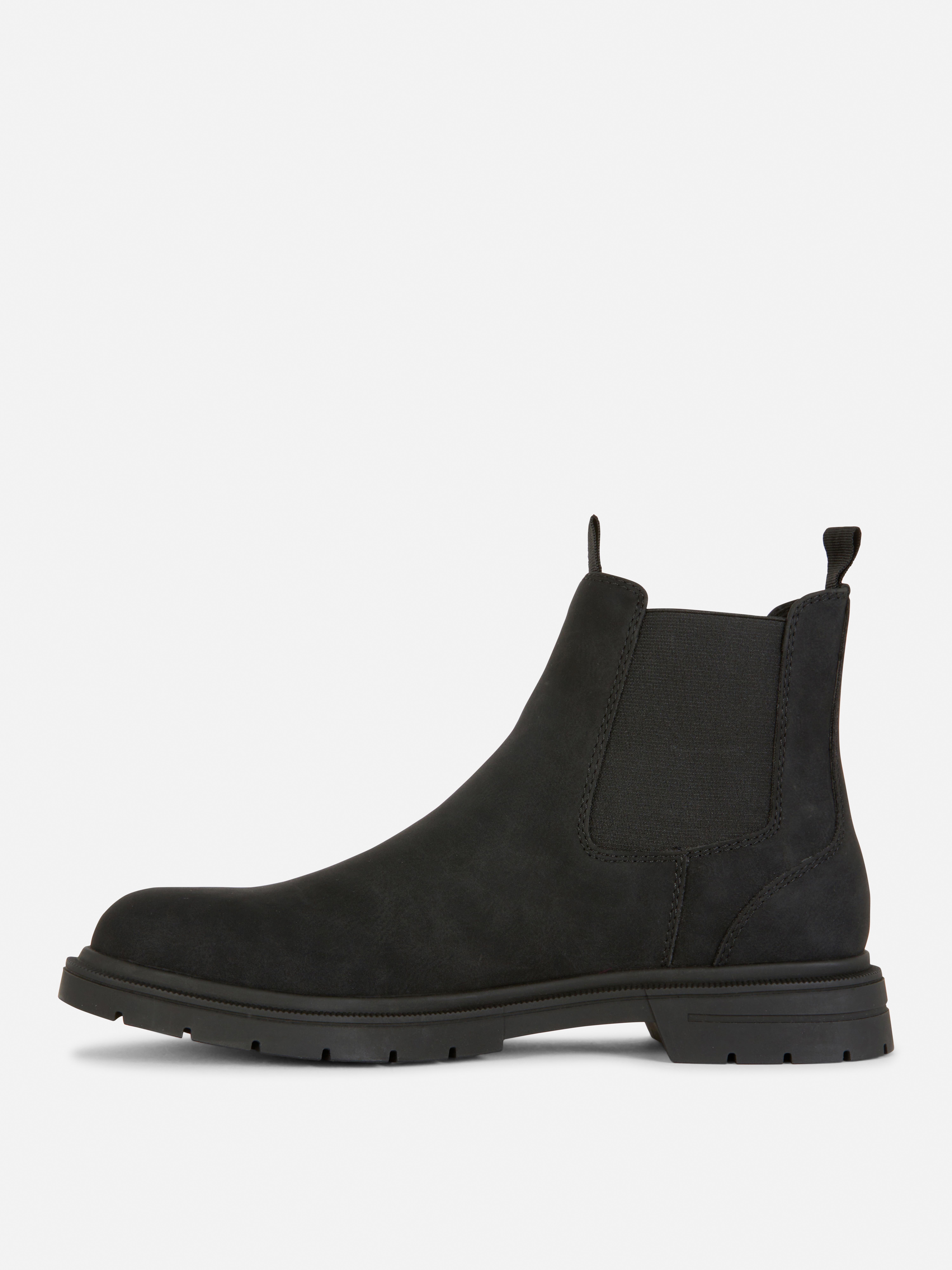 Faux Suede Chelsea Boot