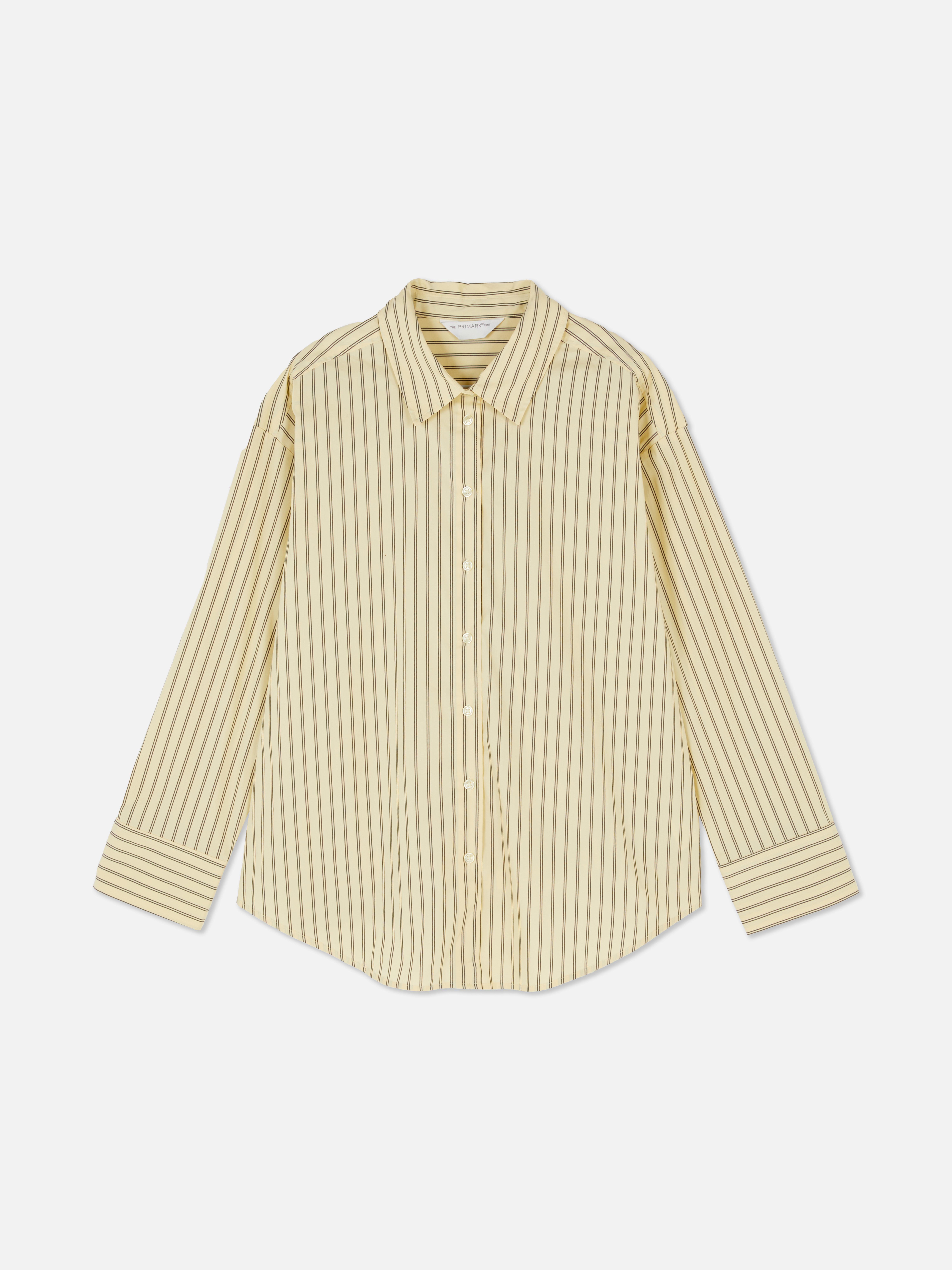The Edit Striped Poplin Shirt