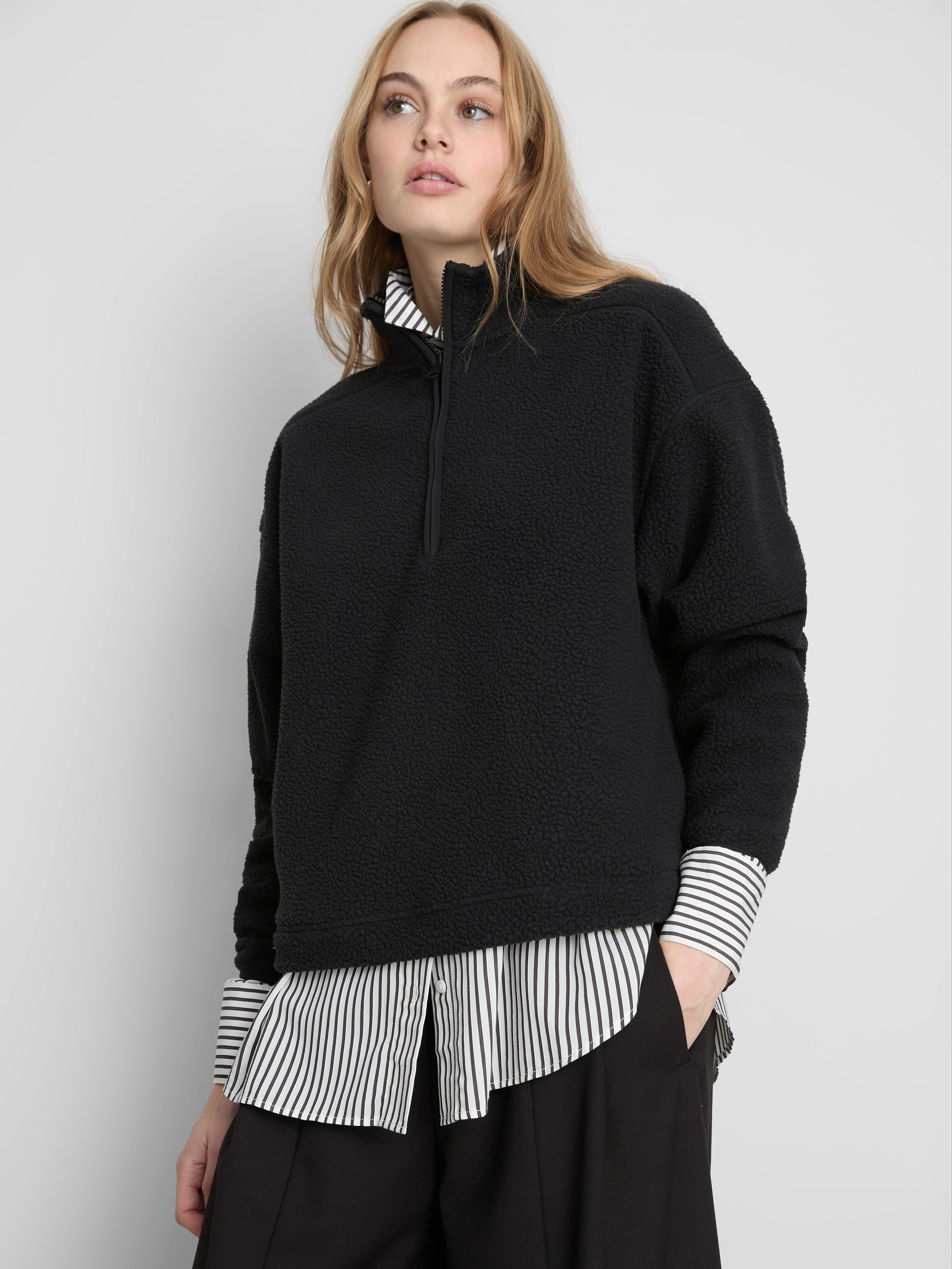 Half Zip Borg Fleece