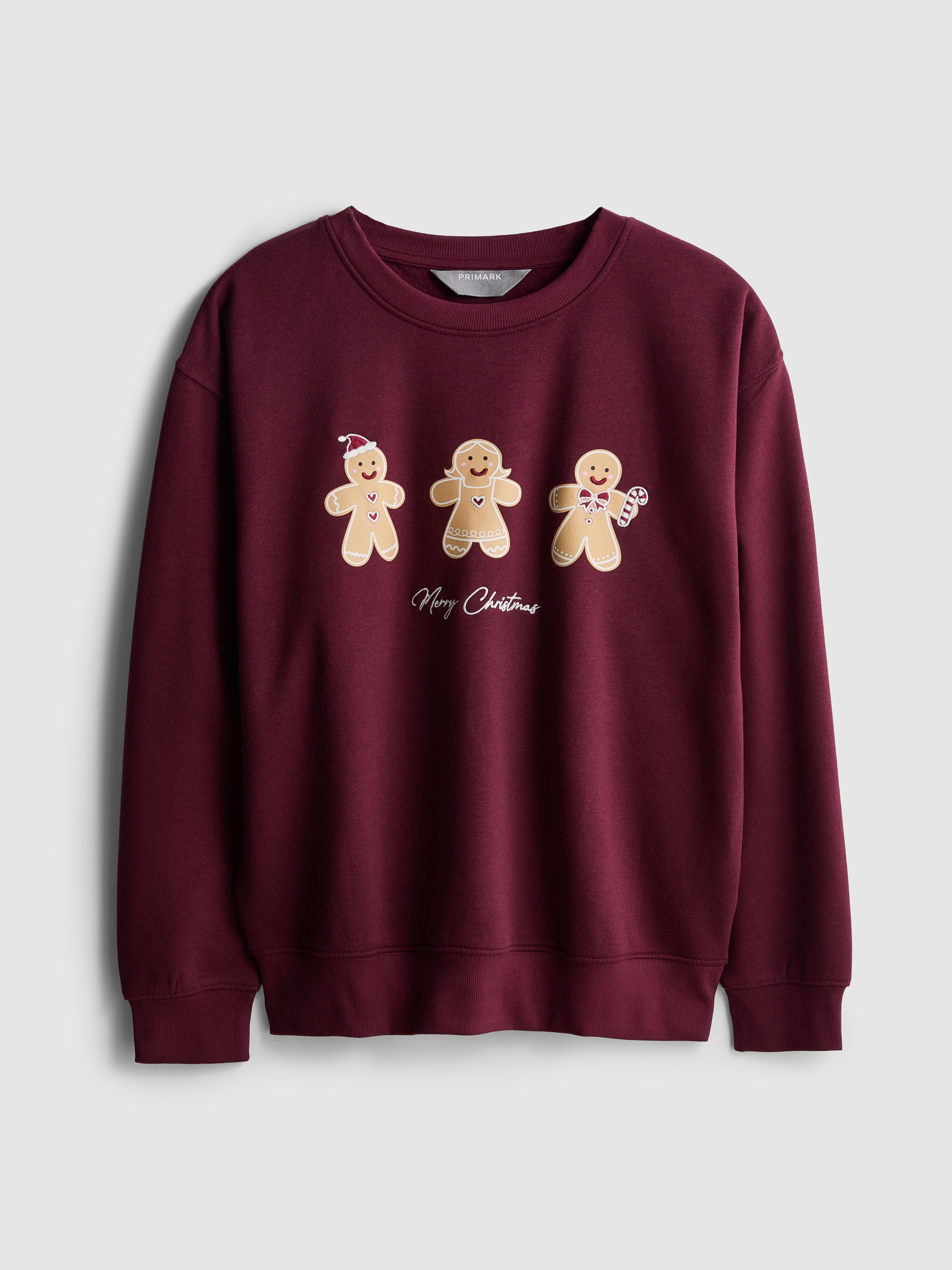Christmas Cotton Blend Sweatshirt