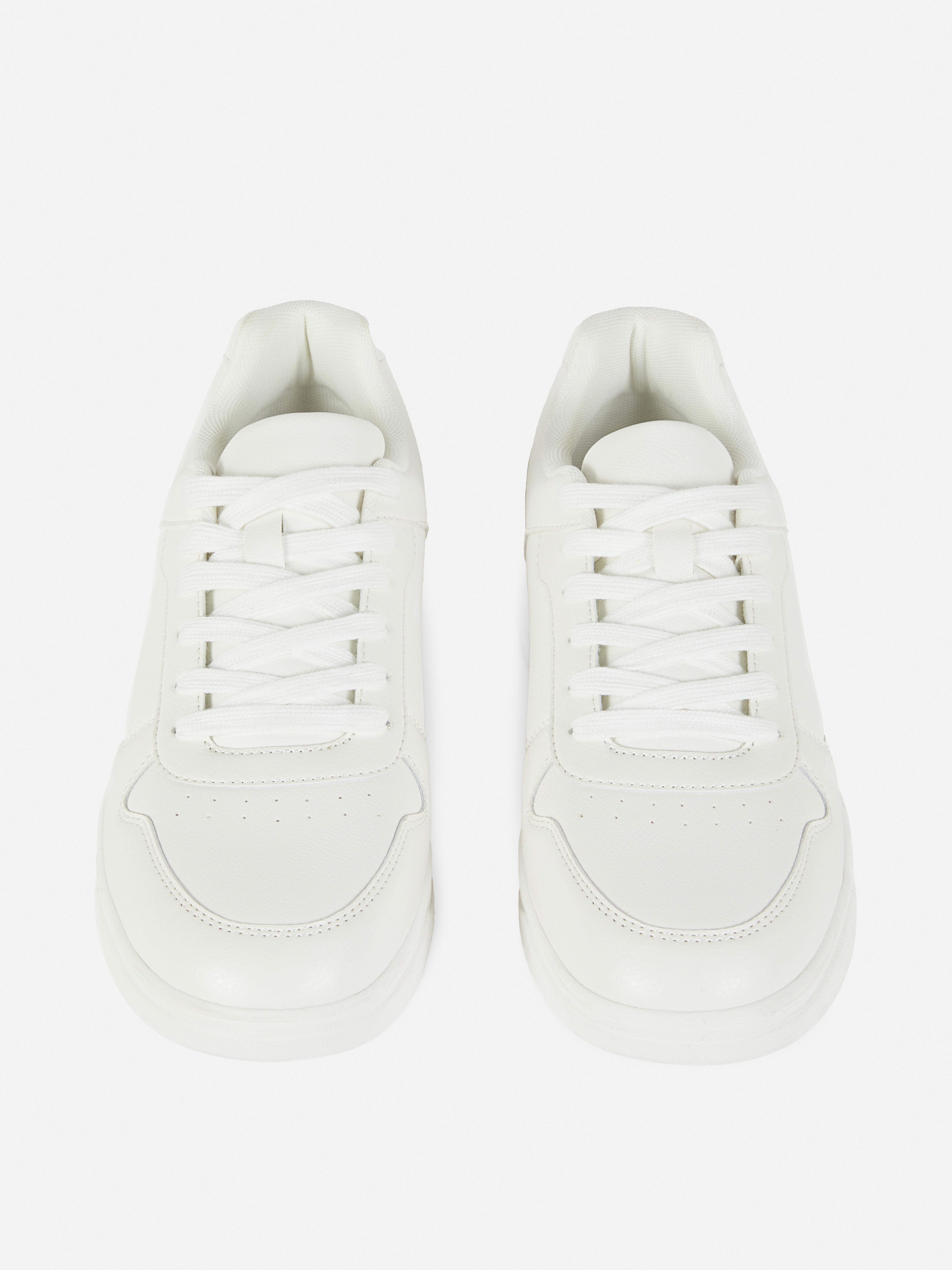 Paneled Low Top Sneakers