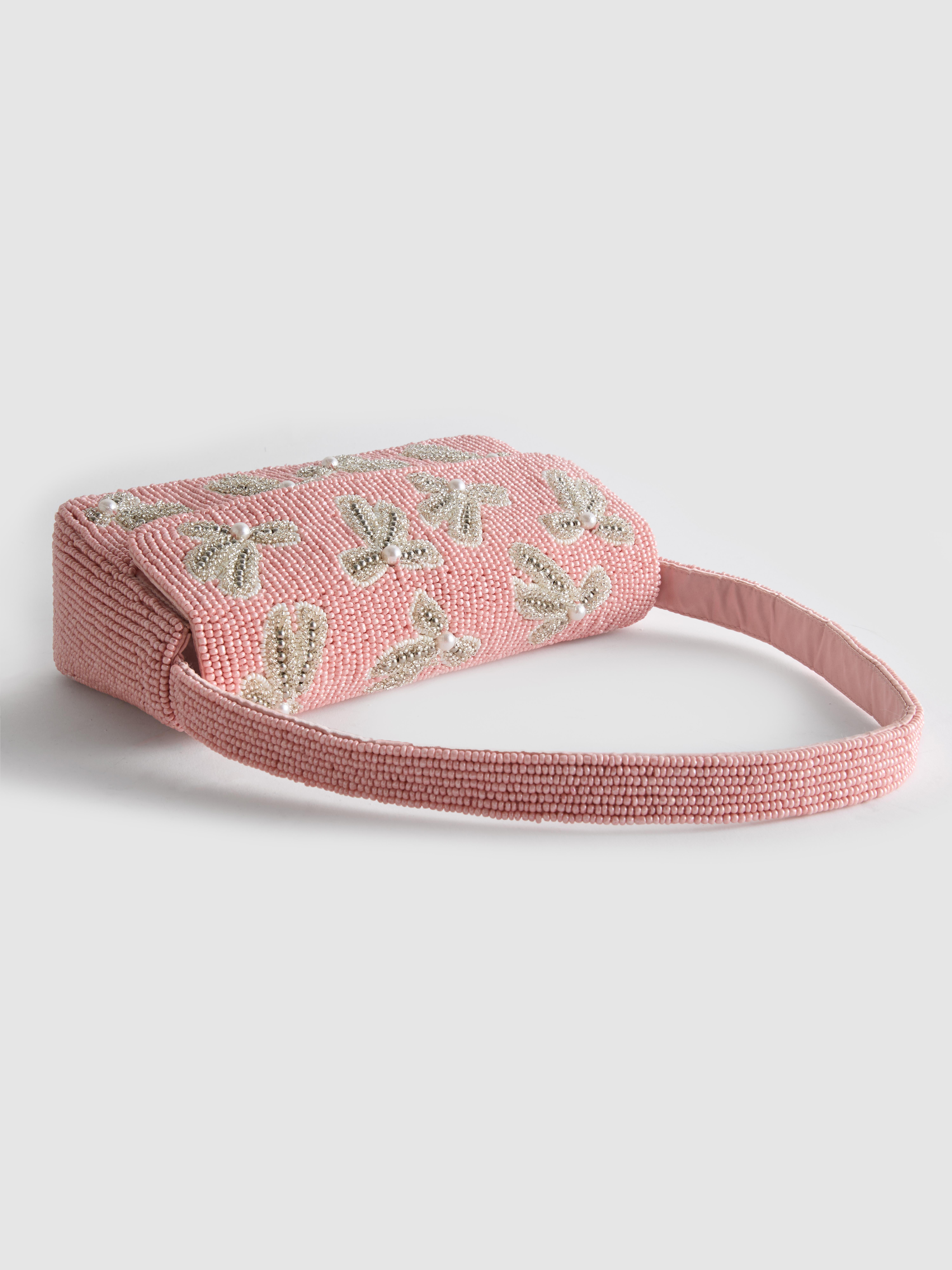 Beaded Mini Shoulder Bag