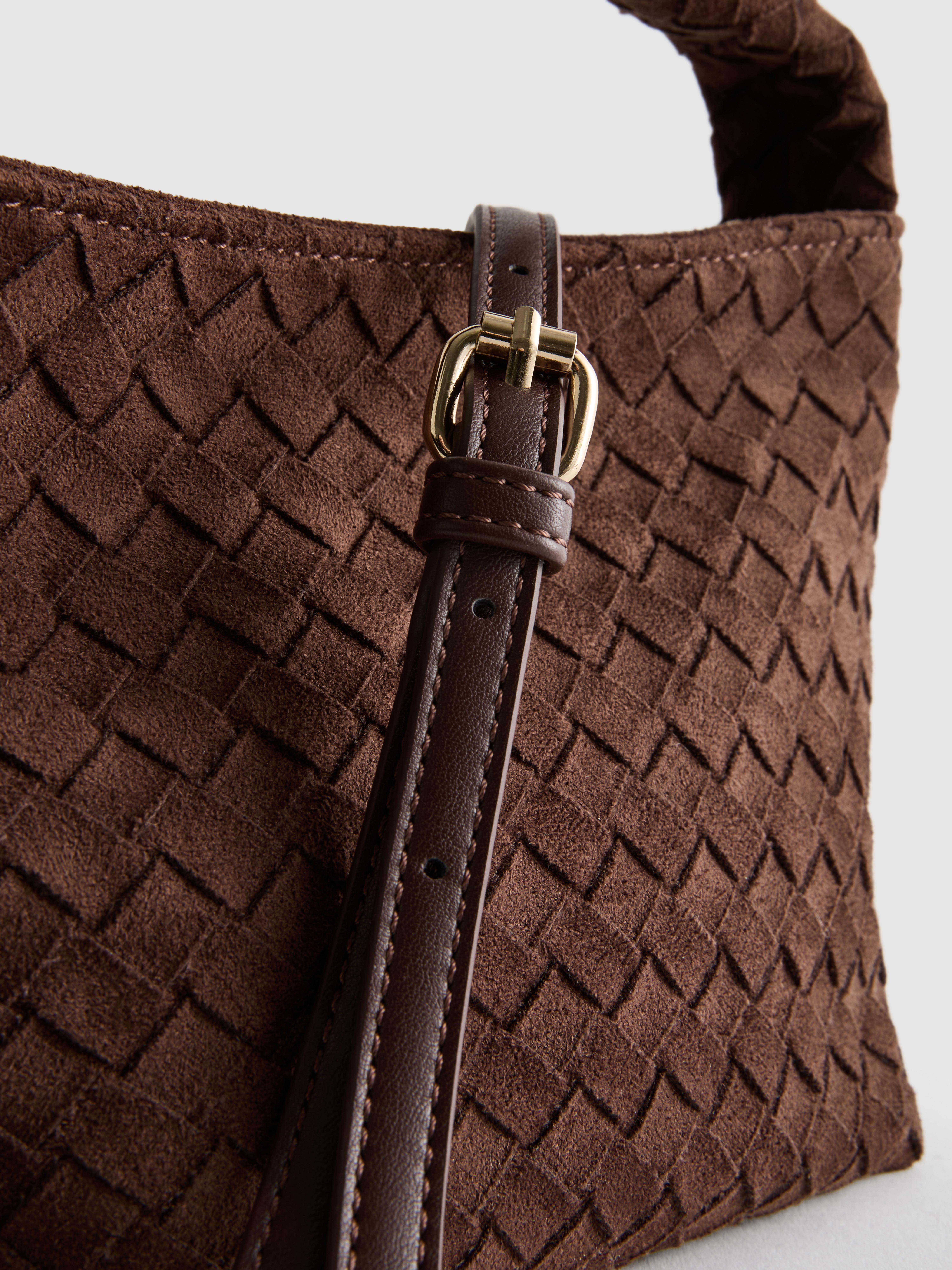 Mini Weave Bucket Bag