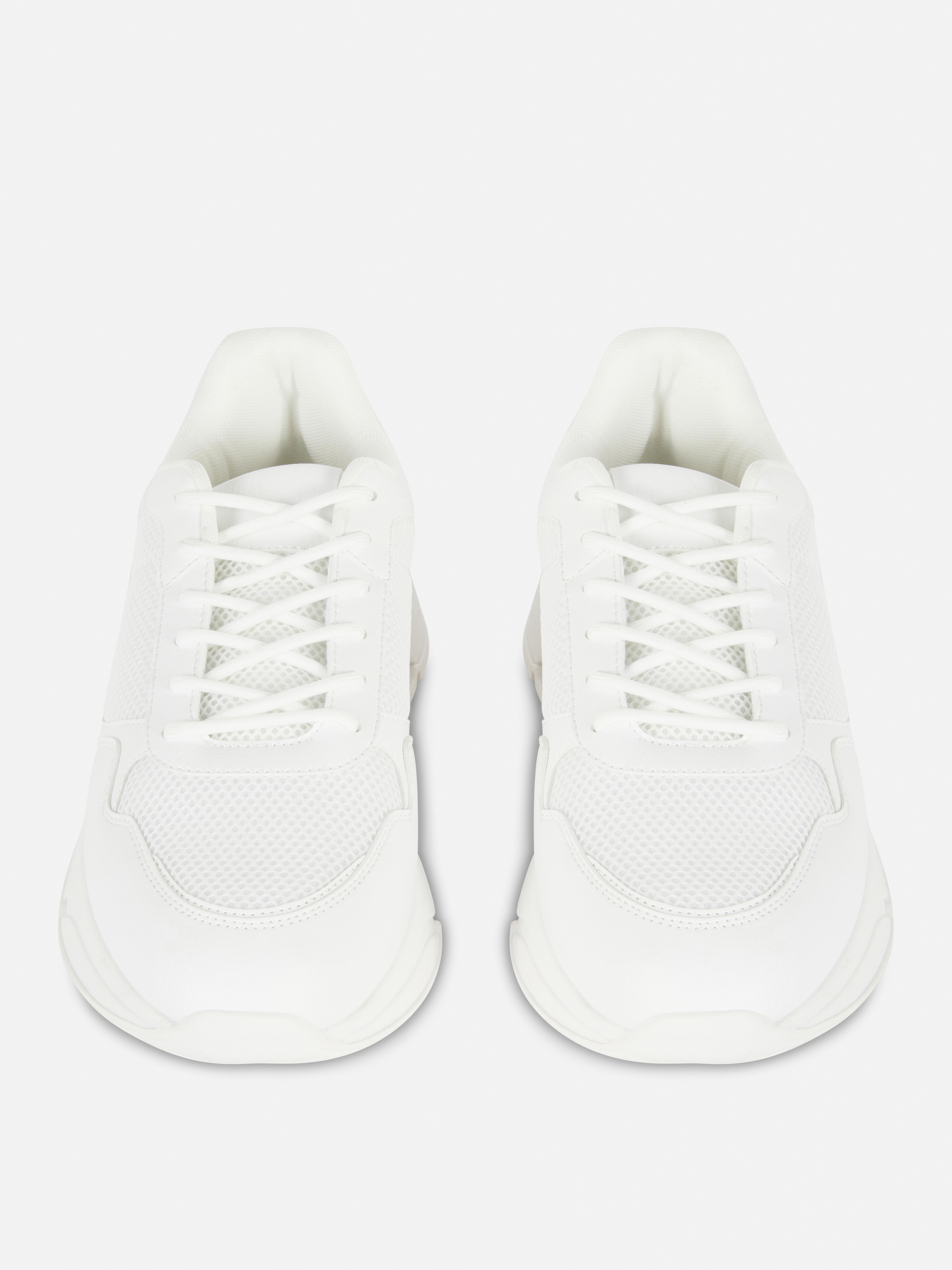 Mesh Lace-Up Sneakers