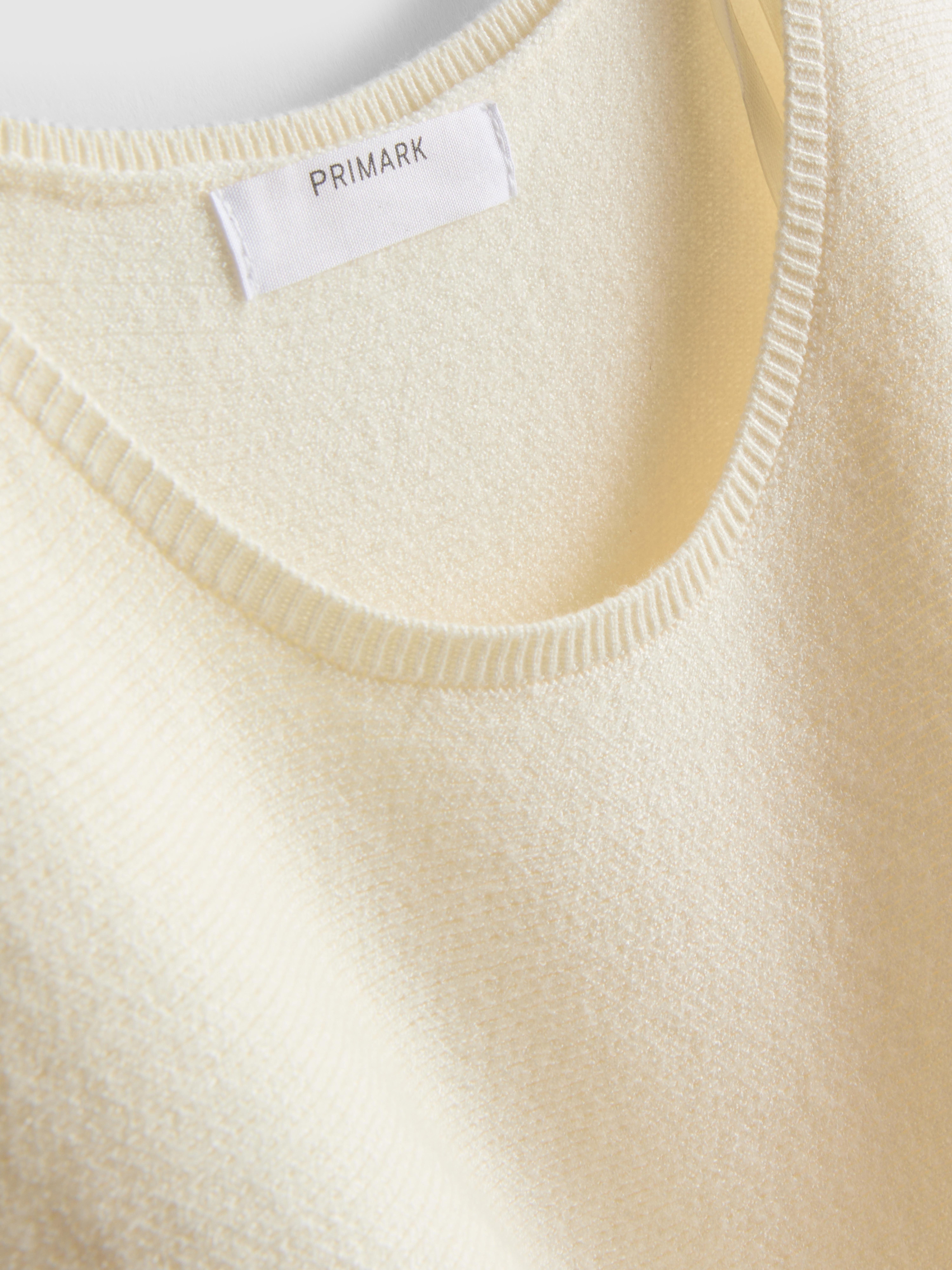 Embroidered Knit Mini Dress