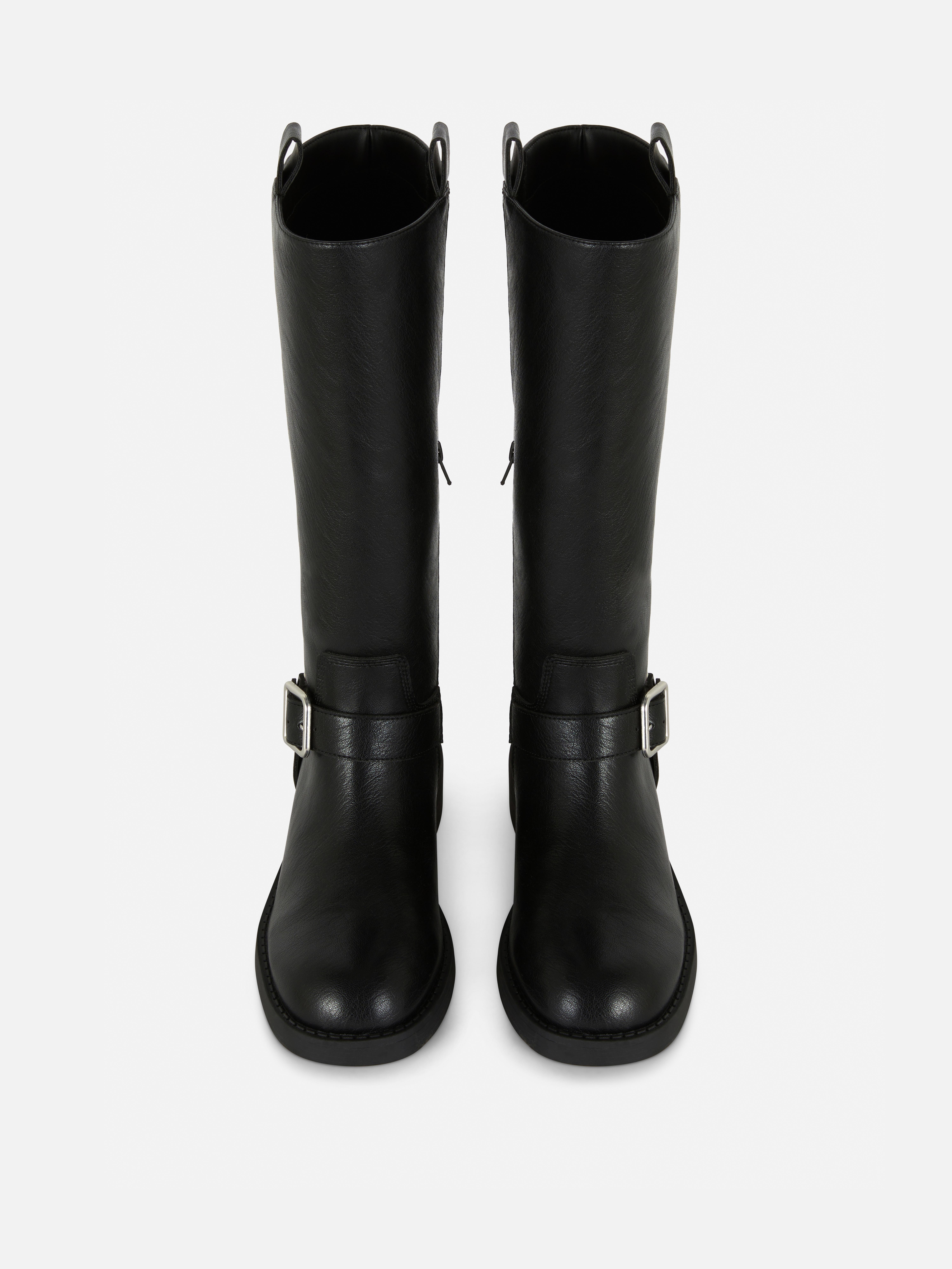 Knee High Biker Boots