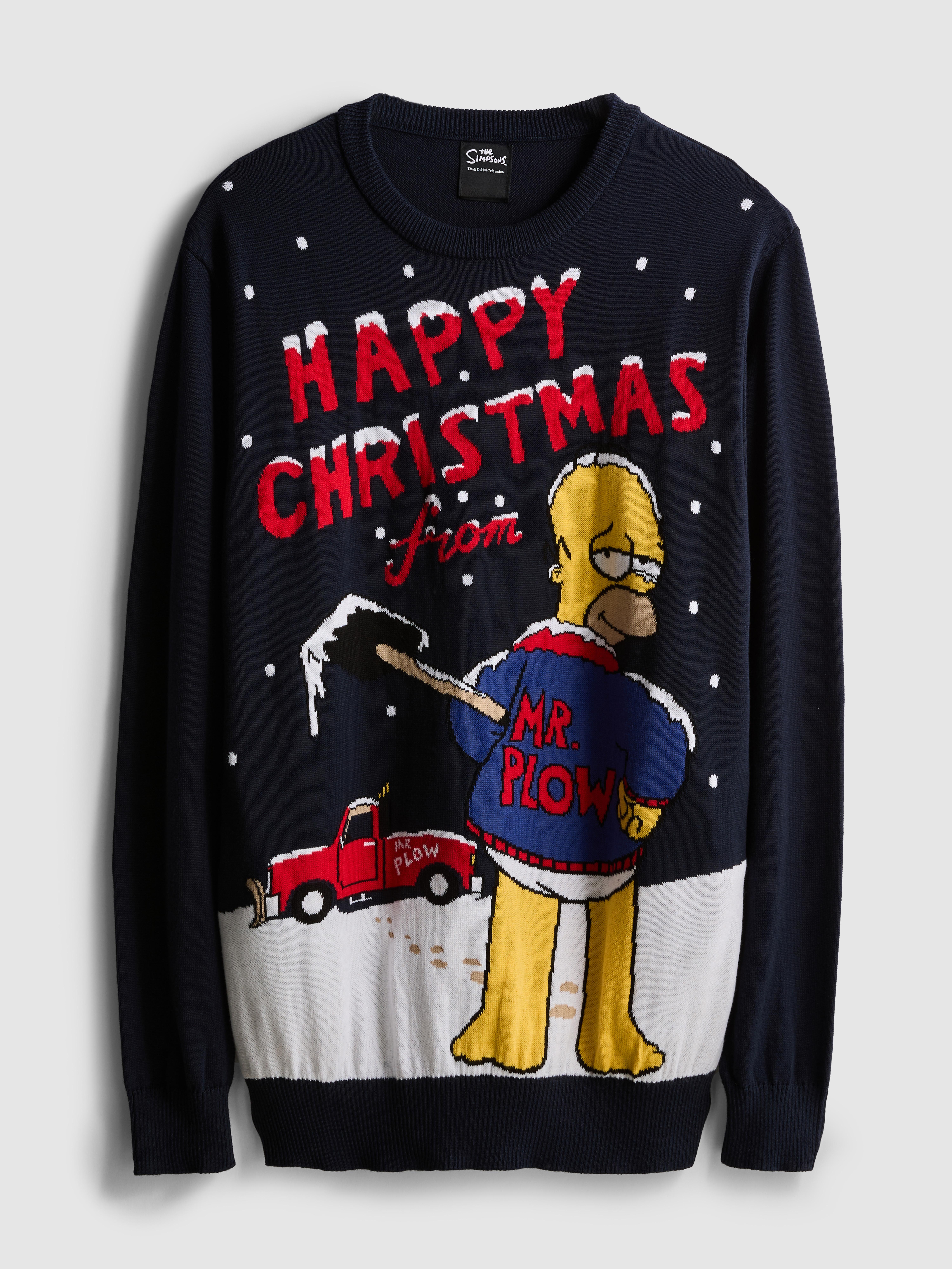 The Simpsons Mr Plow Sweater