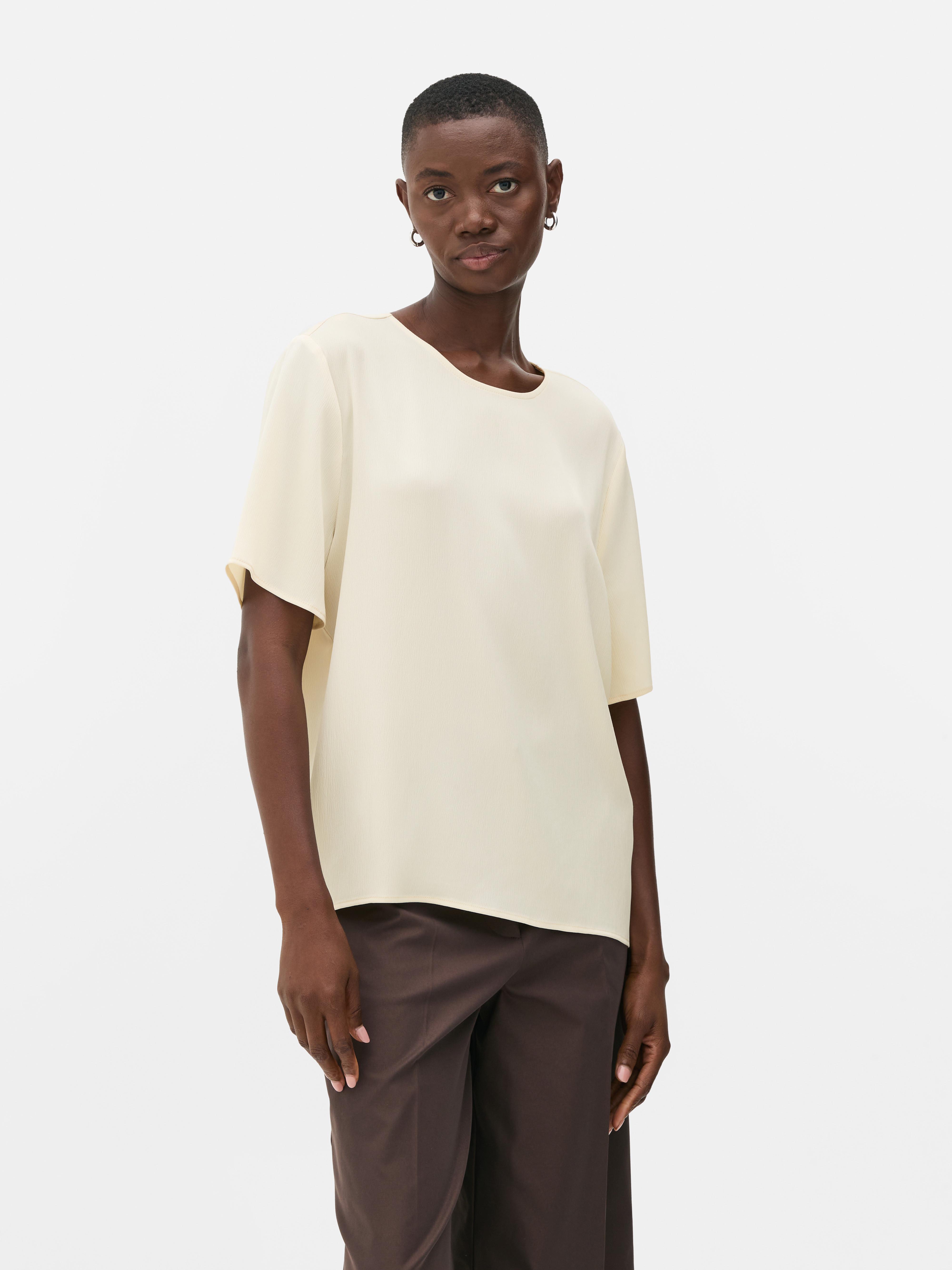 Relaxed Satin Tee