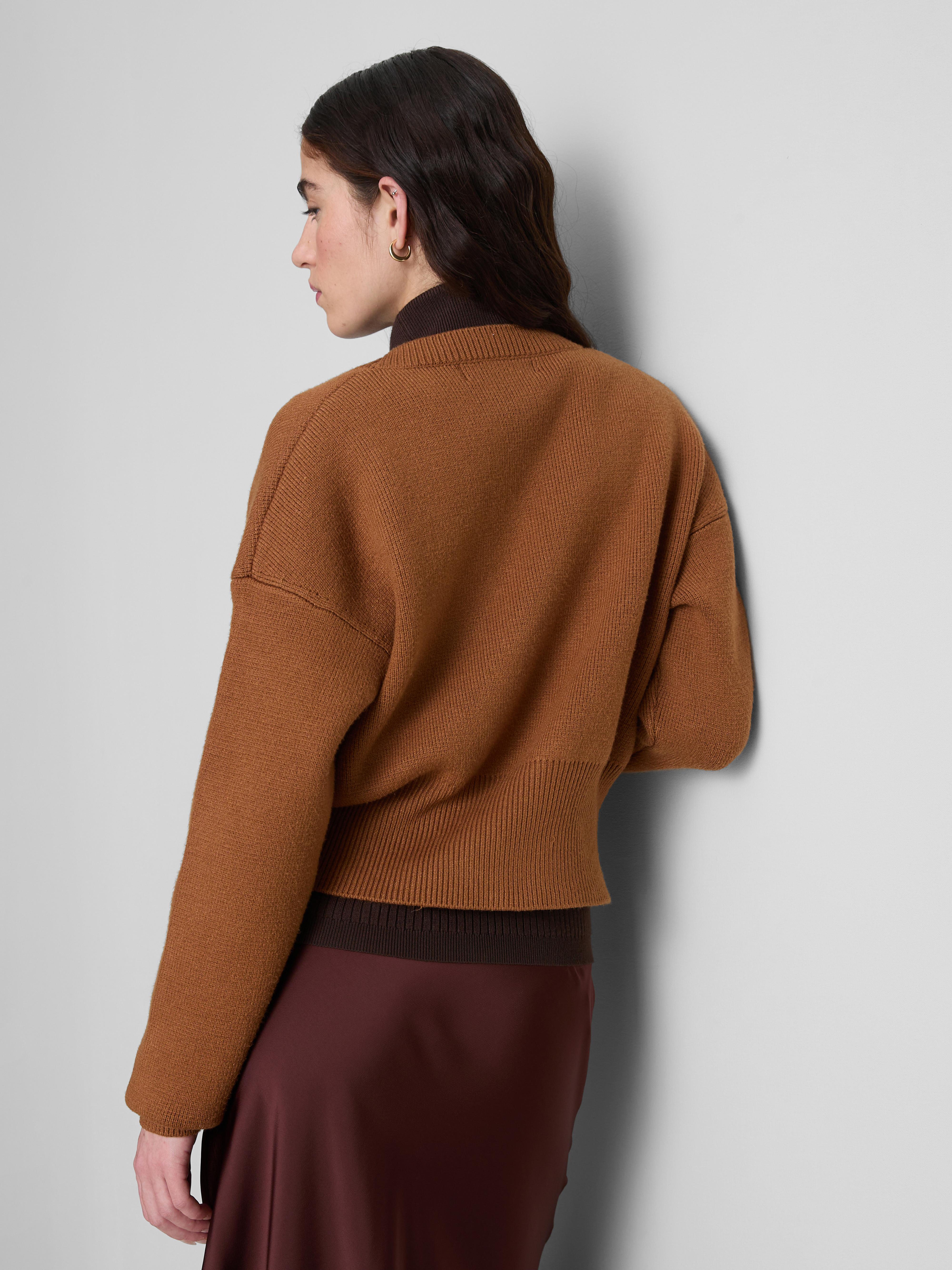 Sculpted Buckle Detail Cardigan