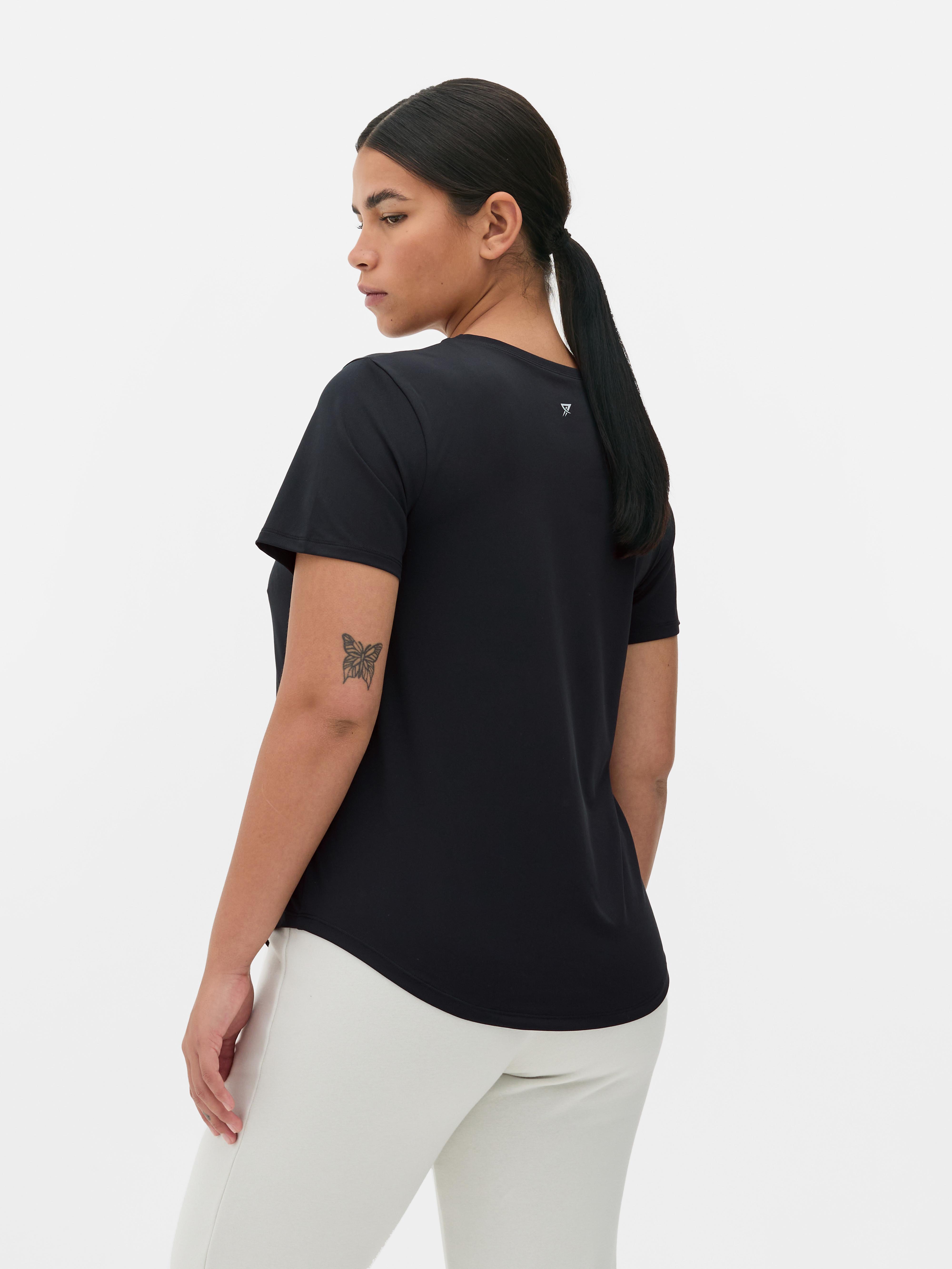 Curved Hem Performance Tee