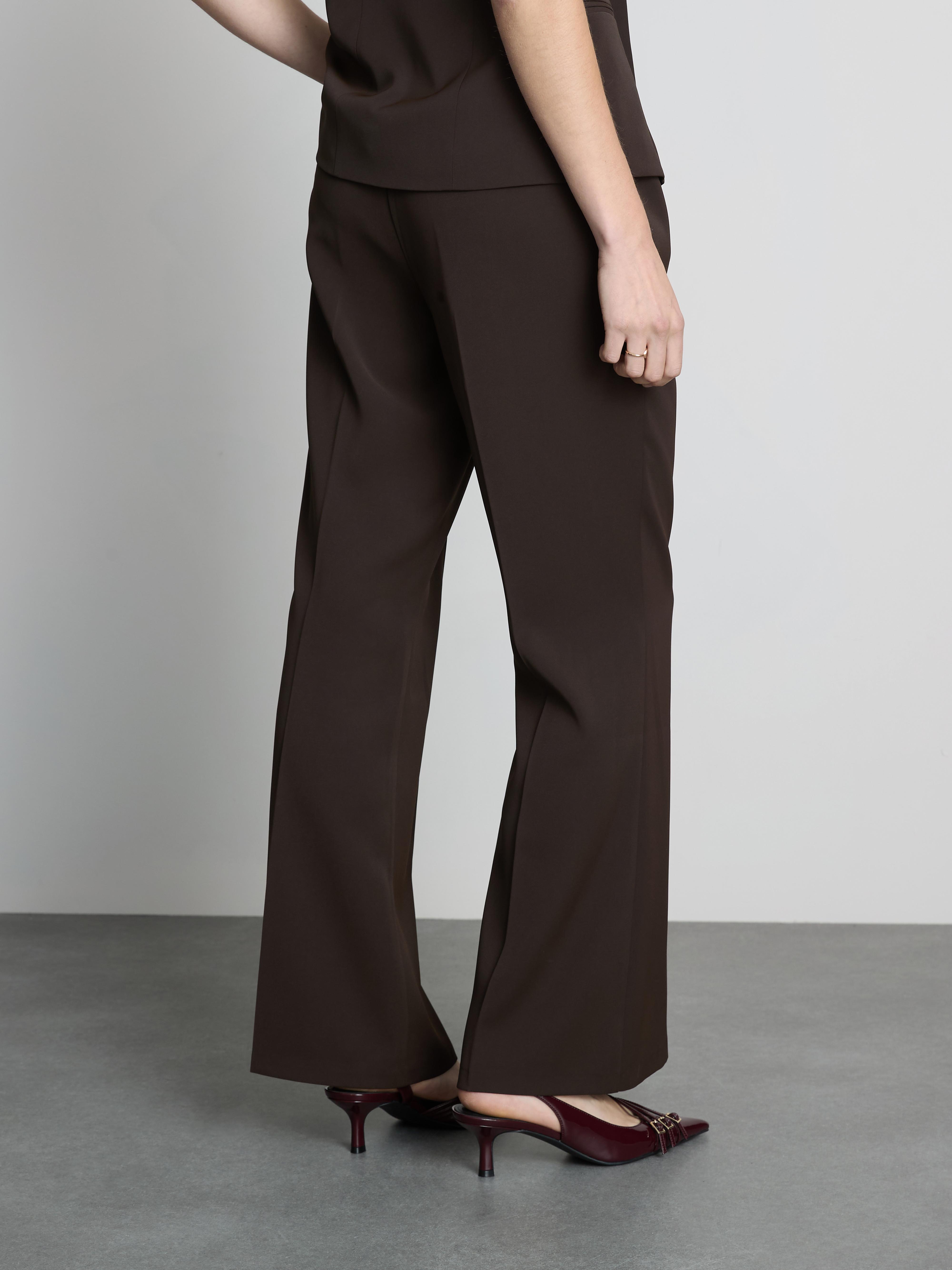 Mid-Rise Tailored Pants