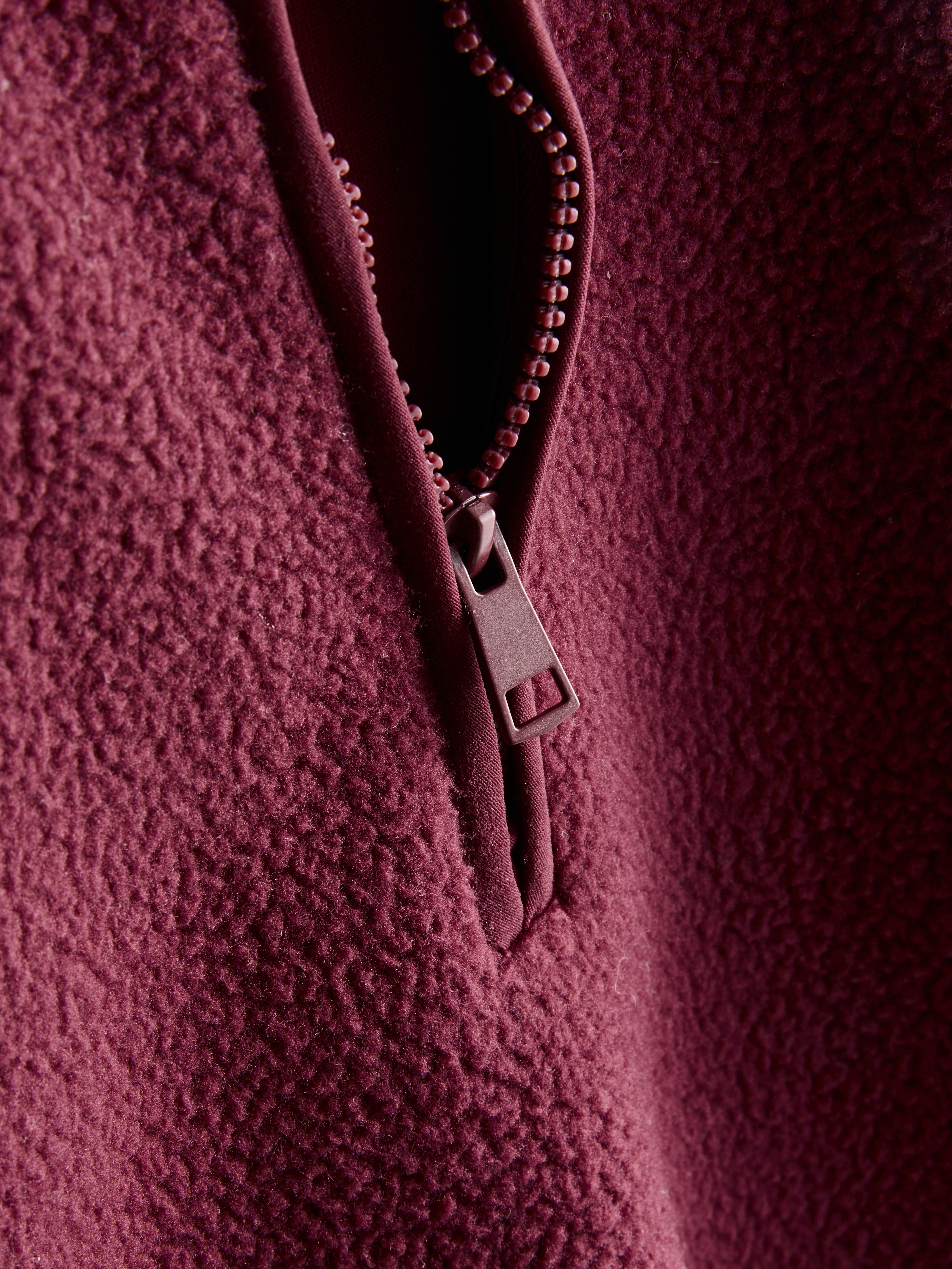 Half Zip Borg Fleece