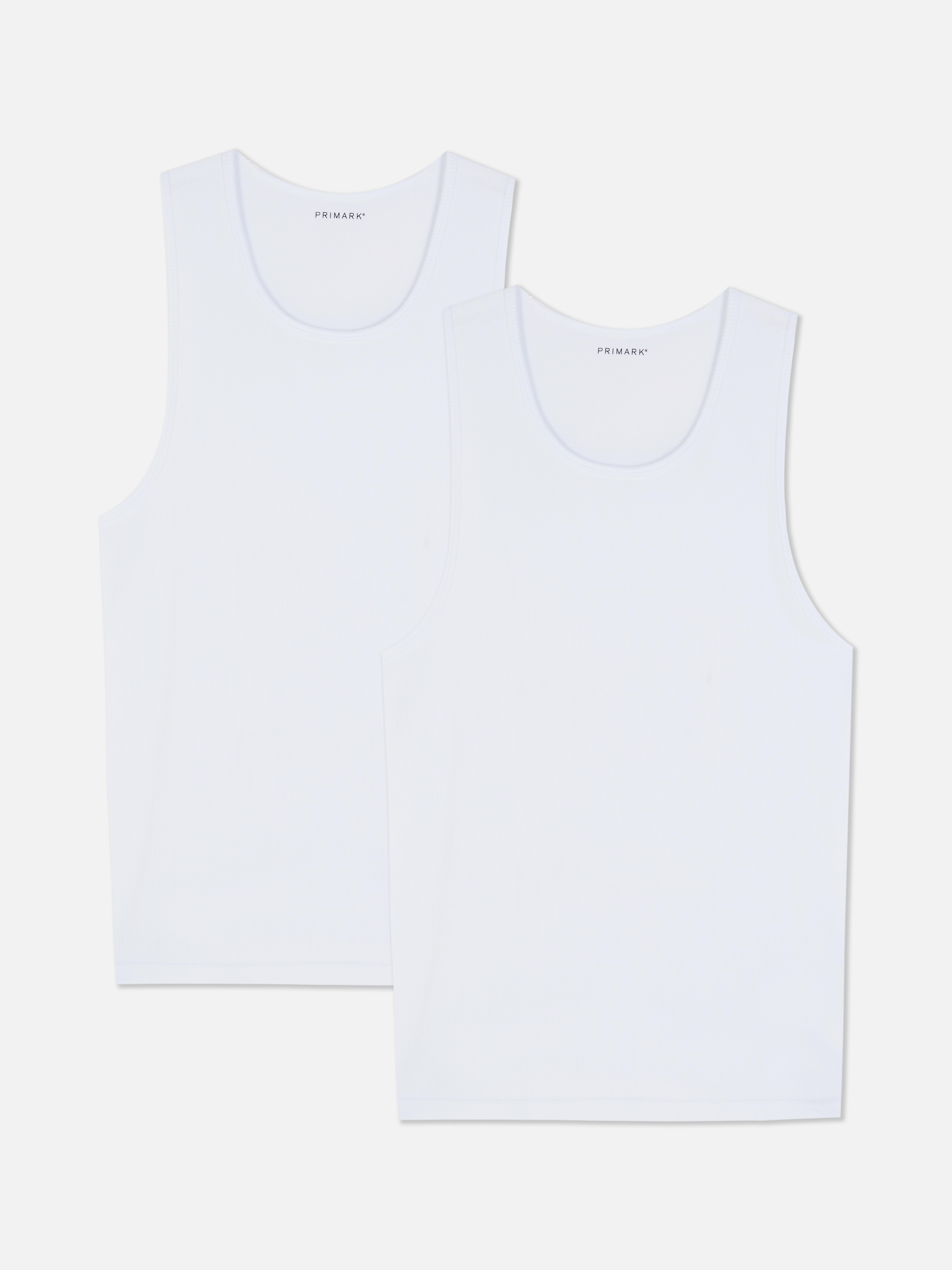 2-Pack Seamless Textured Vests