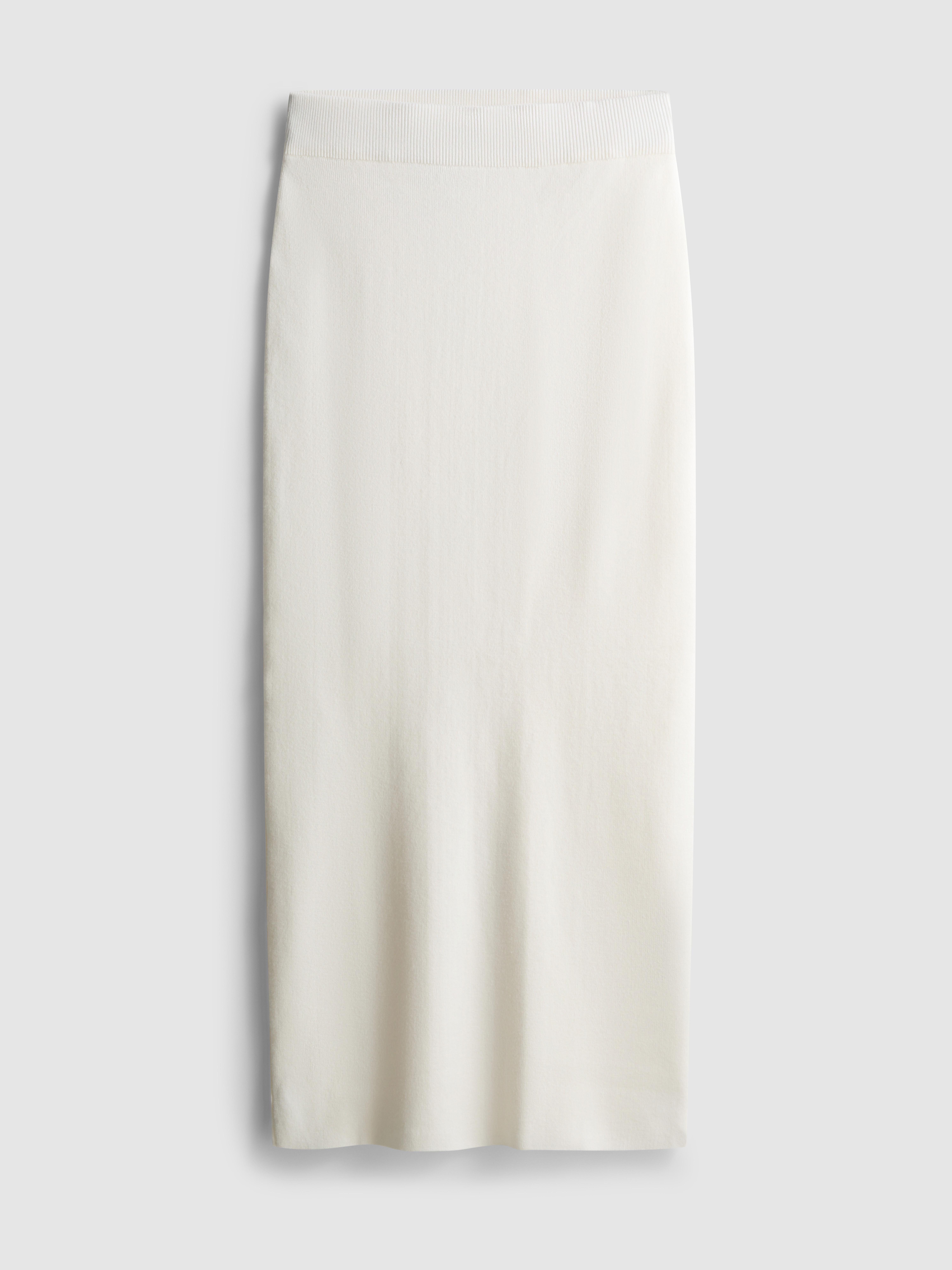 Sculpted Back Split Maxi Skirt