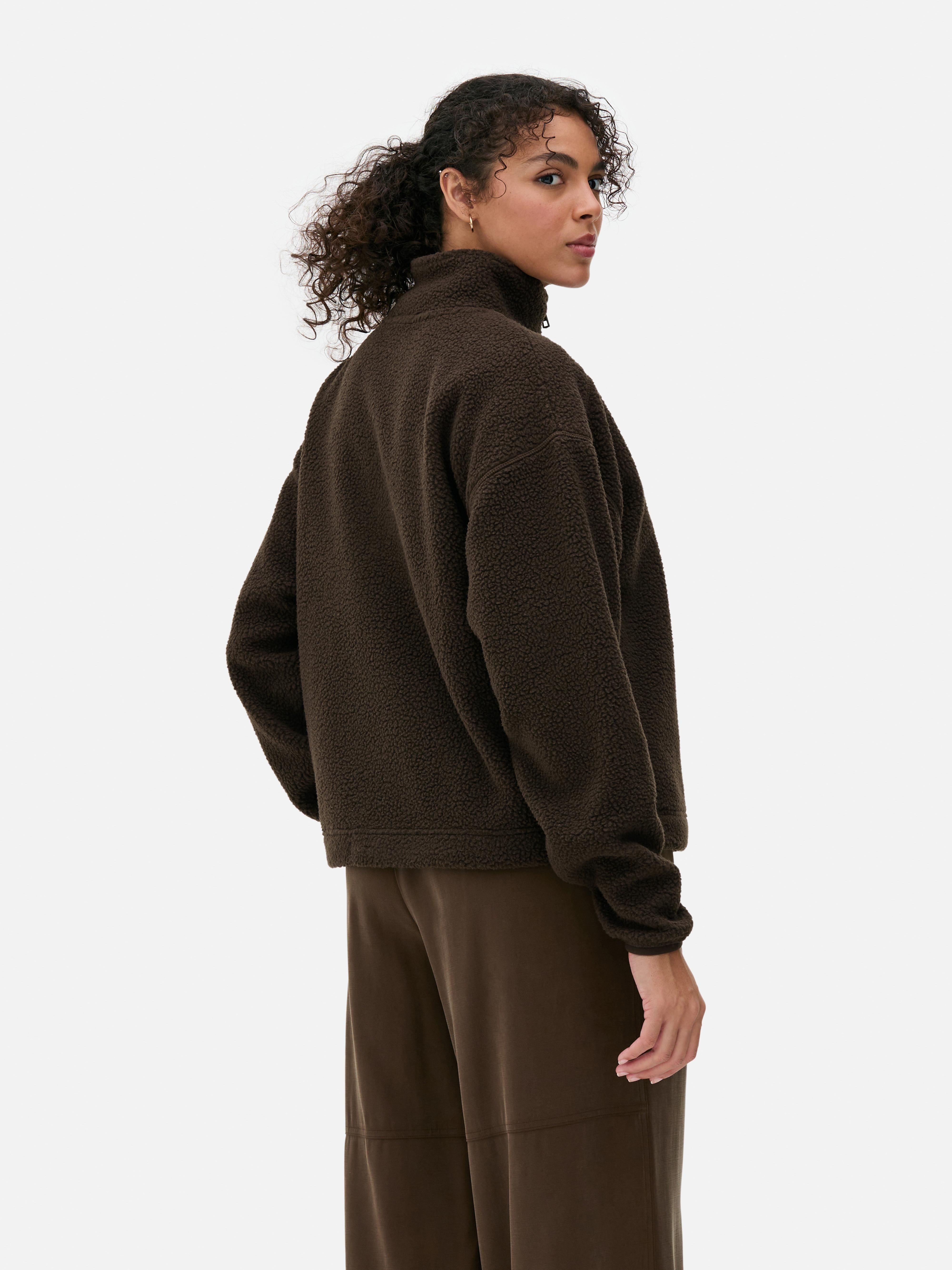 Half Zip Borg Fleece