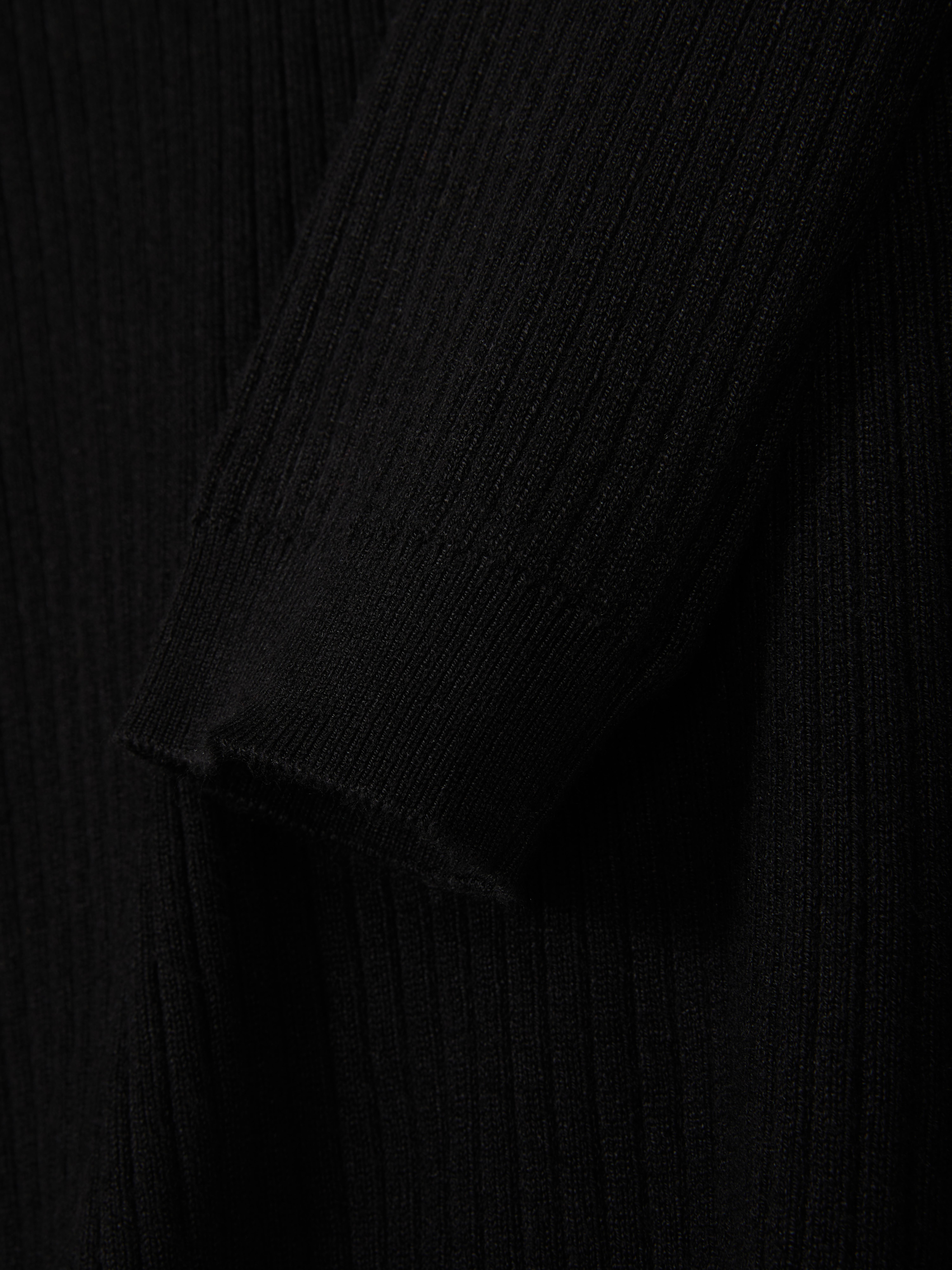 Ribbed Turtleneck Sweater