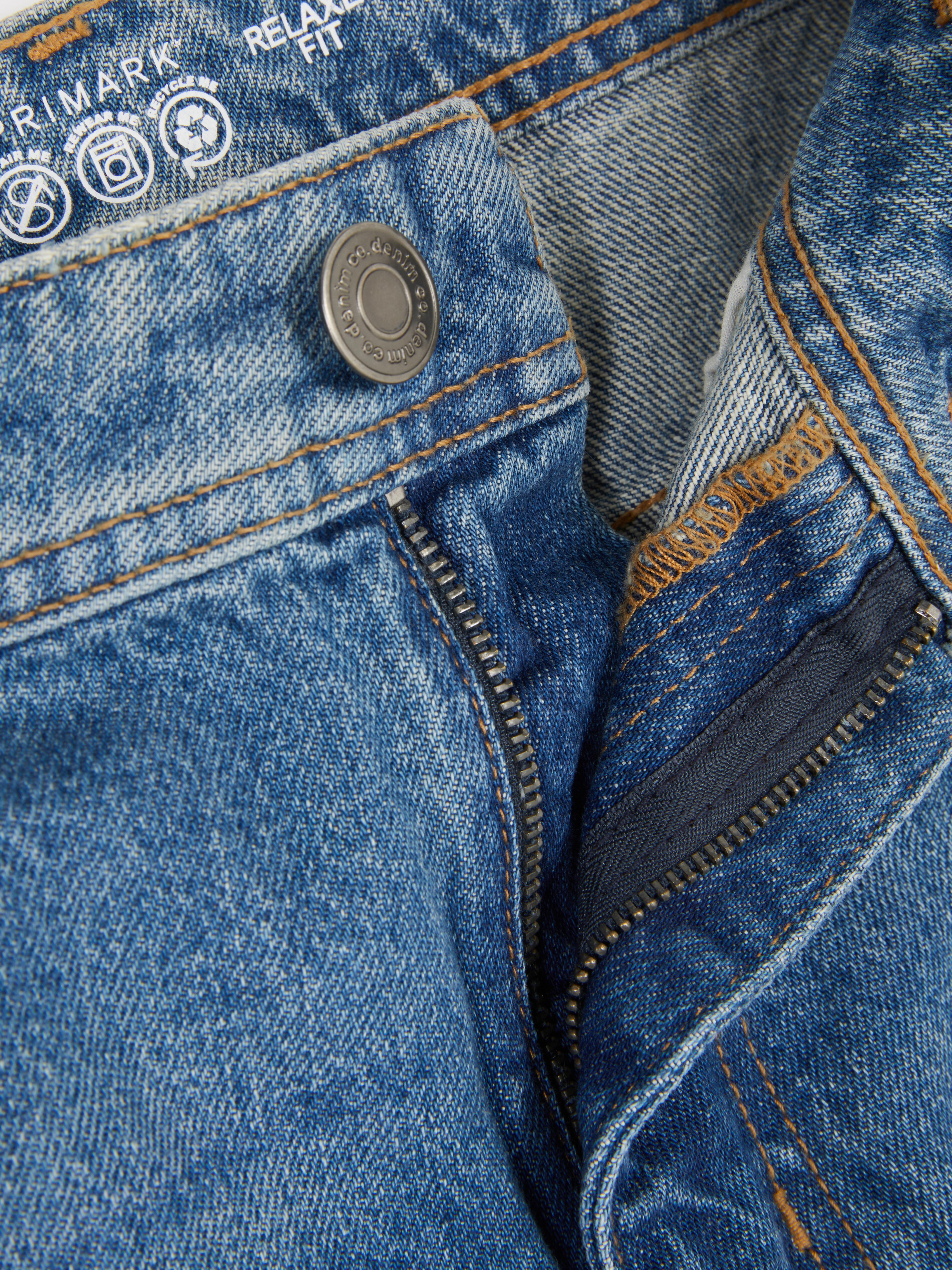 High-Waisted Relaxed Jeans