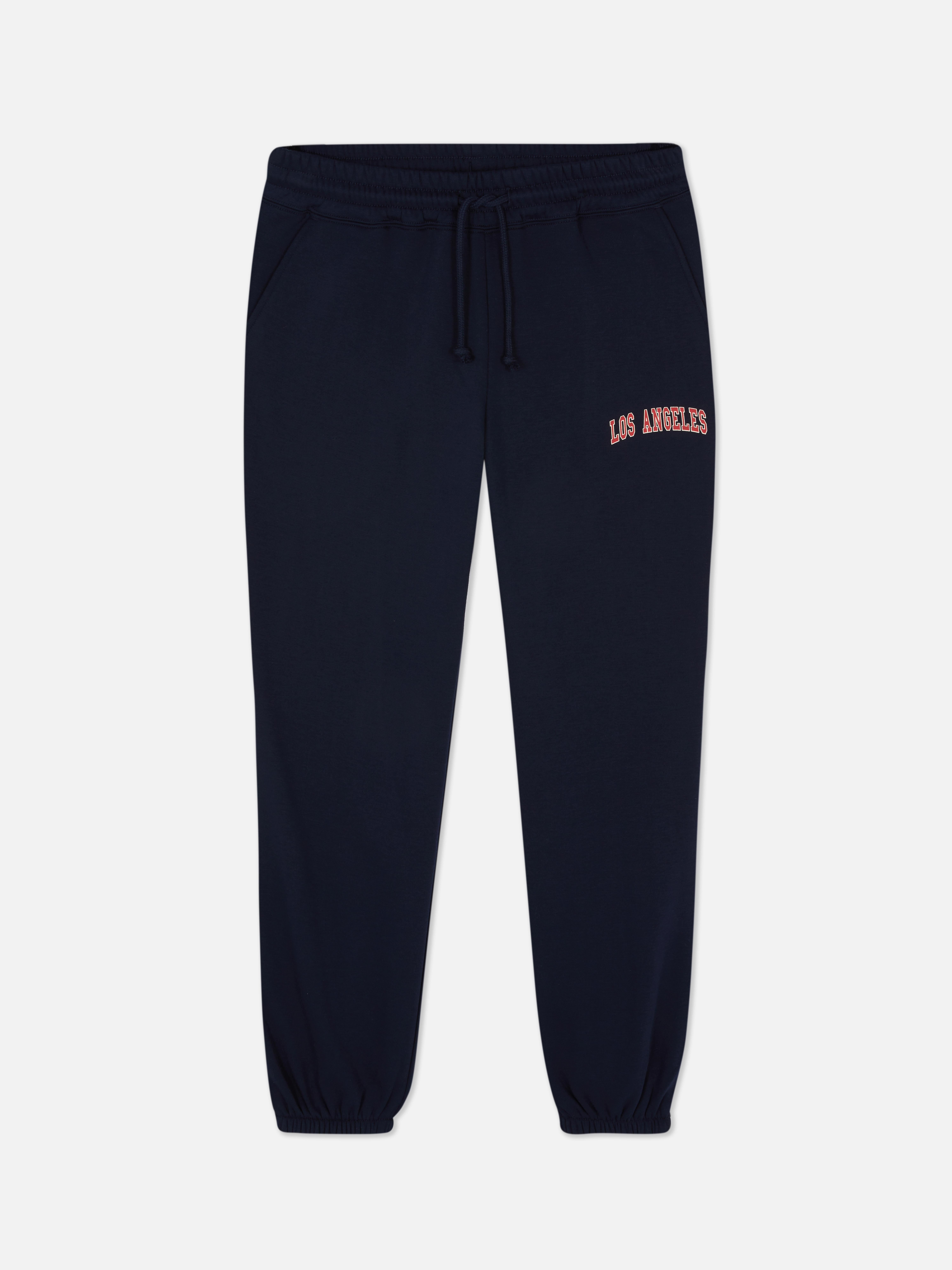 Cuffed Printed Sweatpants