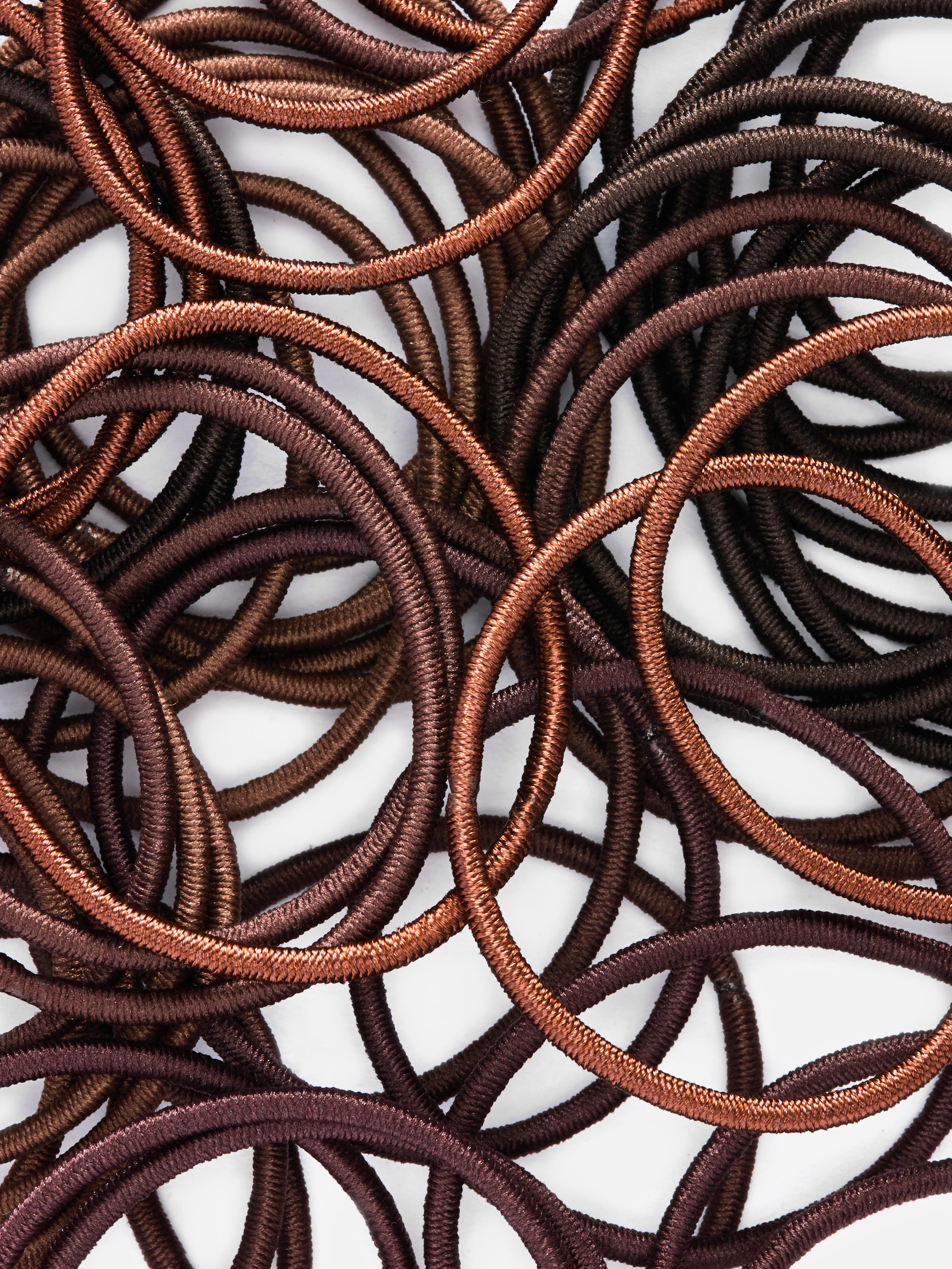 60-Pack Skinny Ponytail Holders