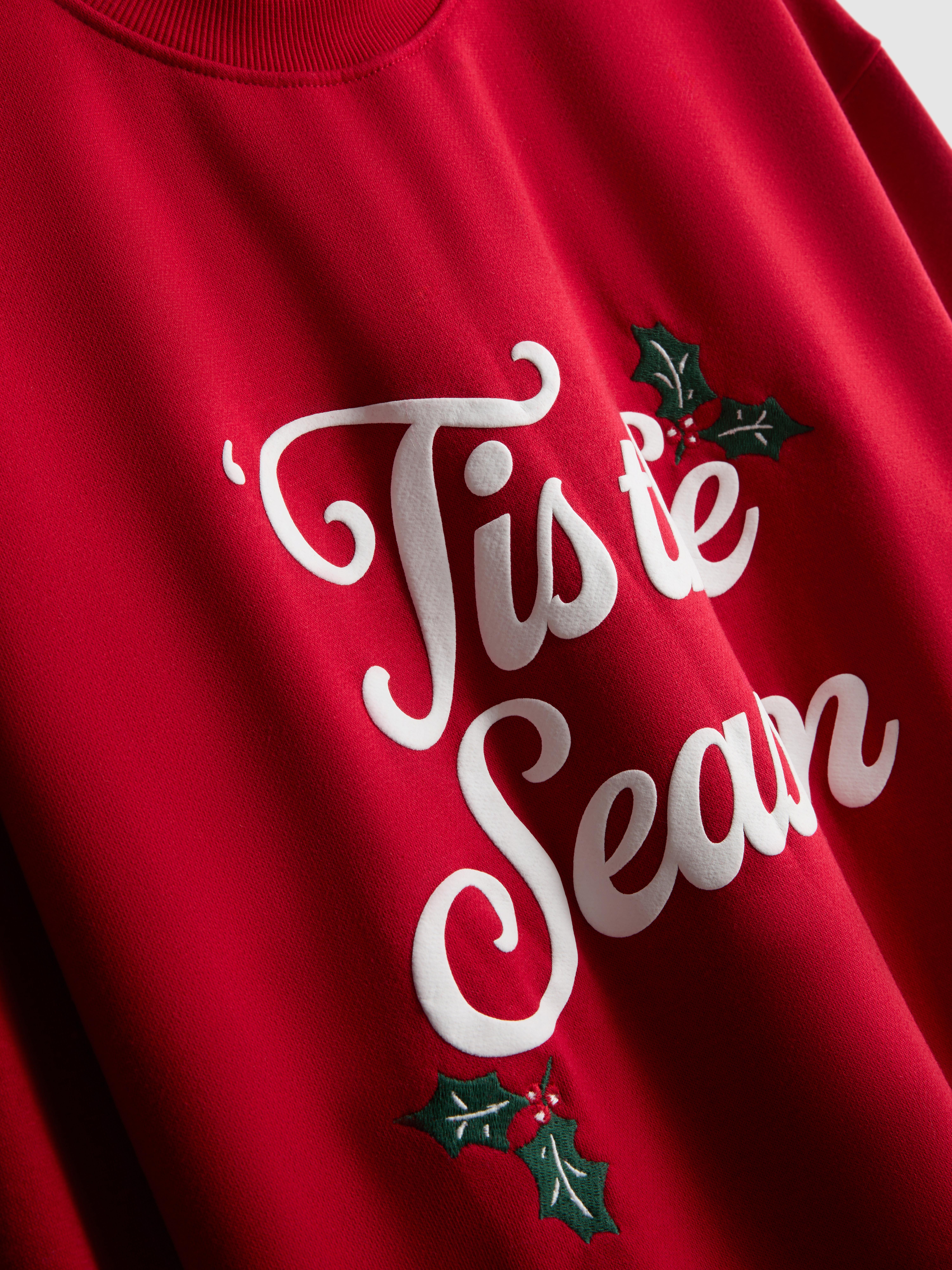 Christmas Cotton Blend Sweatshirt