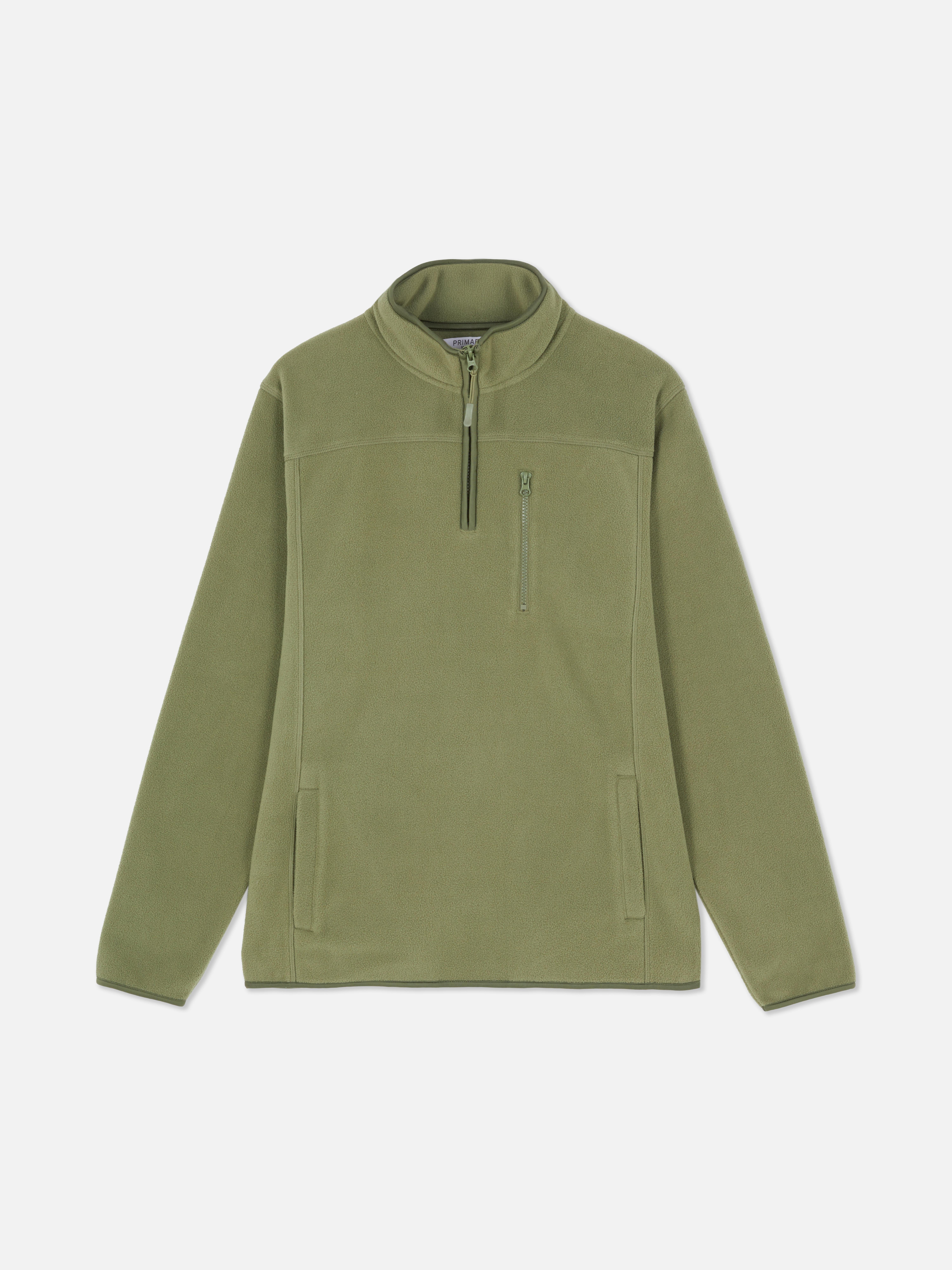 Quarter Zip Fleece Sweatshirt