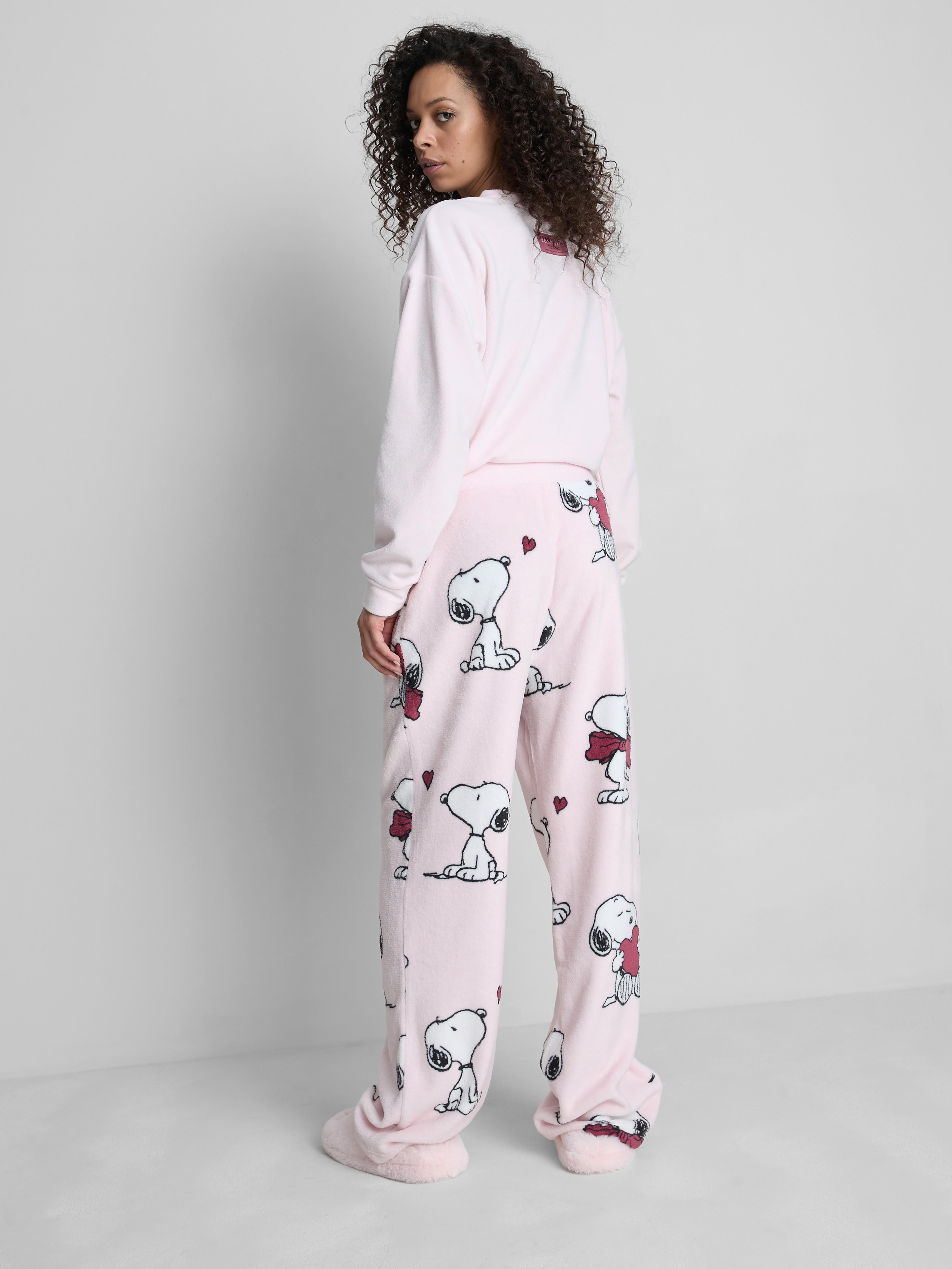 Snoopy Plush Pajama Bottoms
