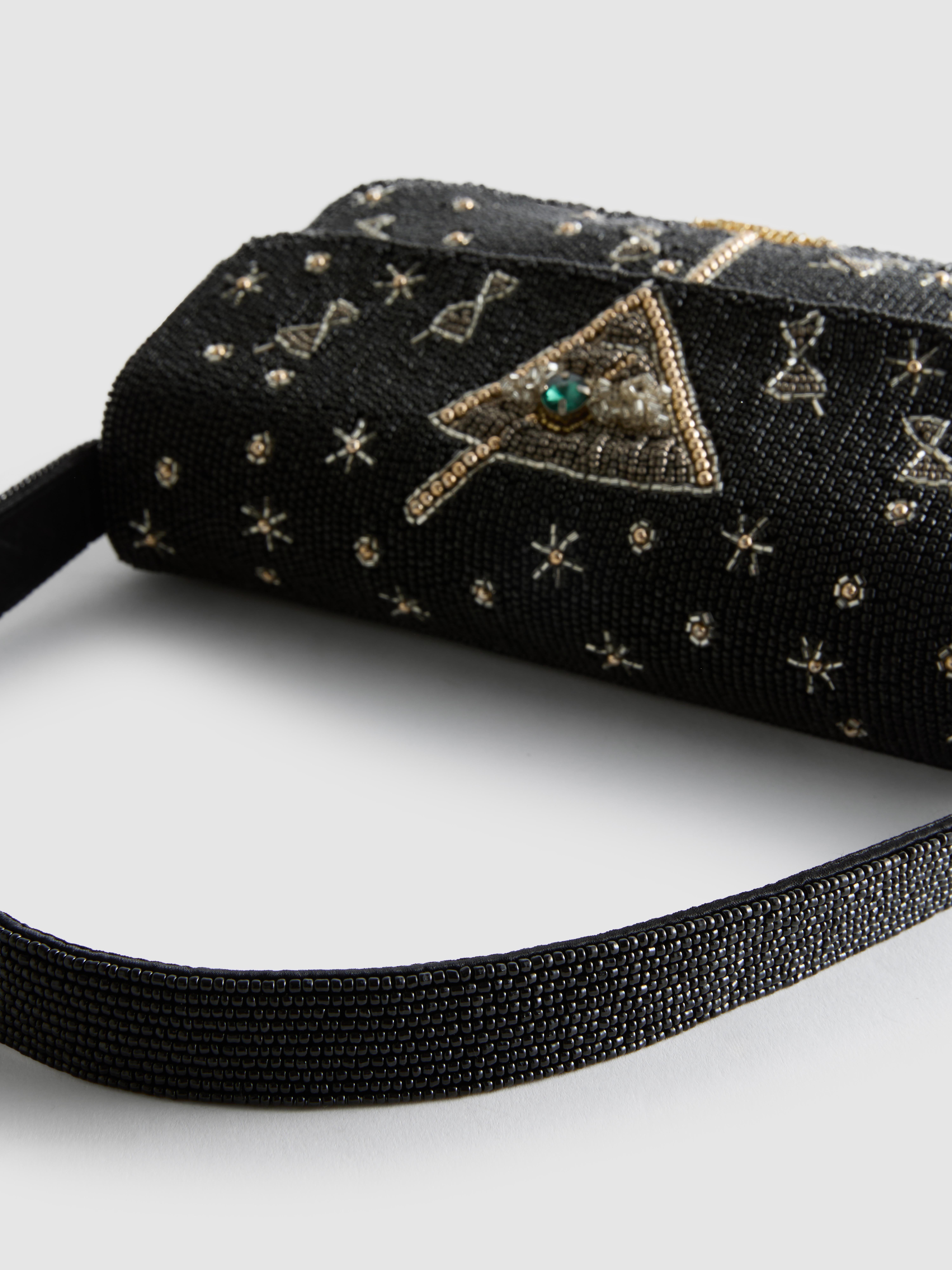 Beaded Mini Shoulder Bag