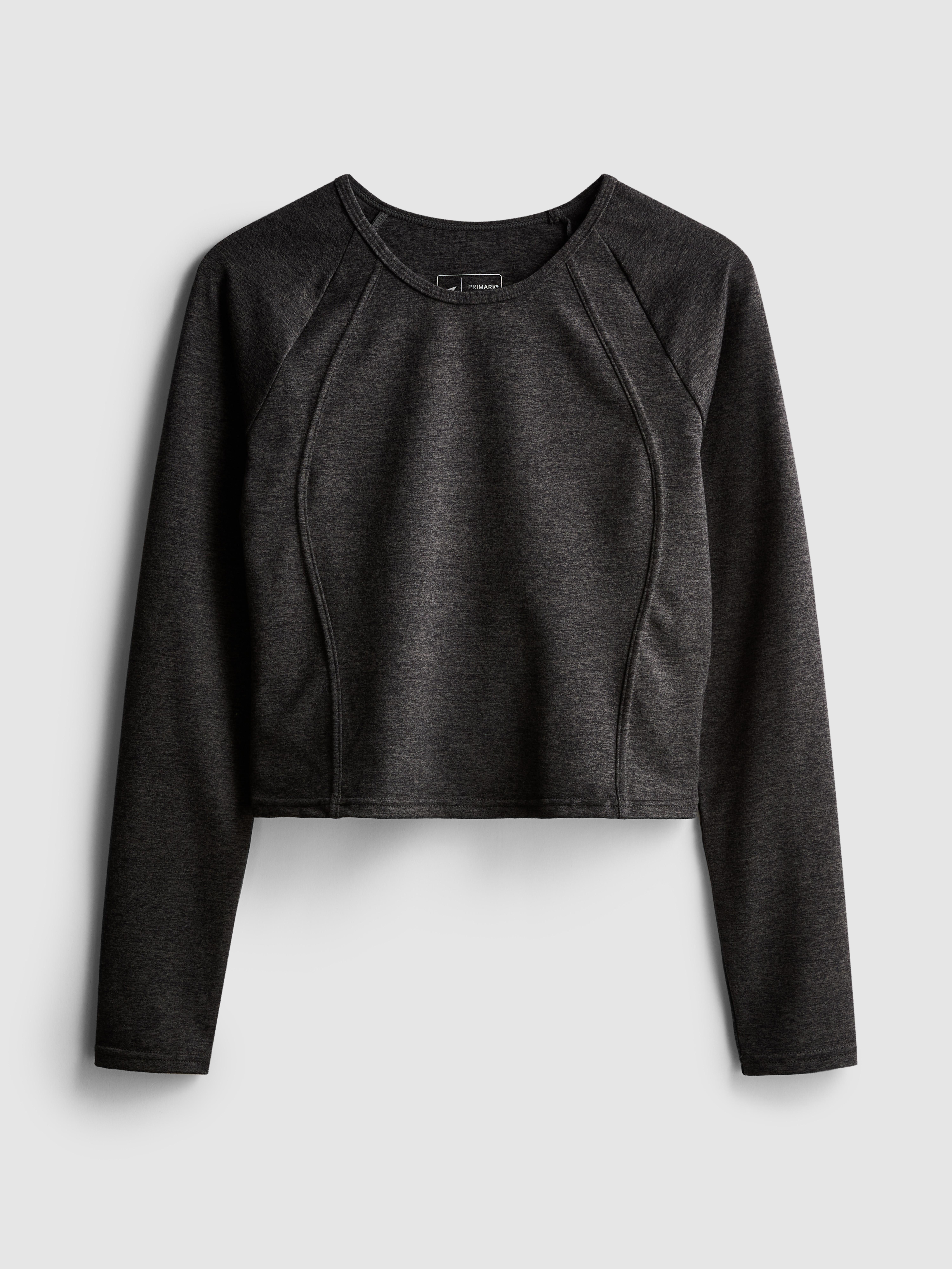 Cropped Marl Active Top