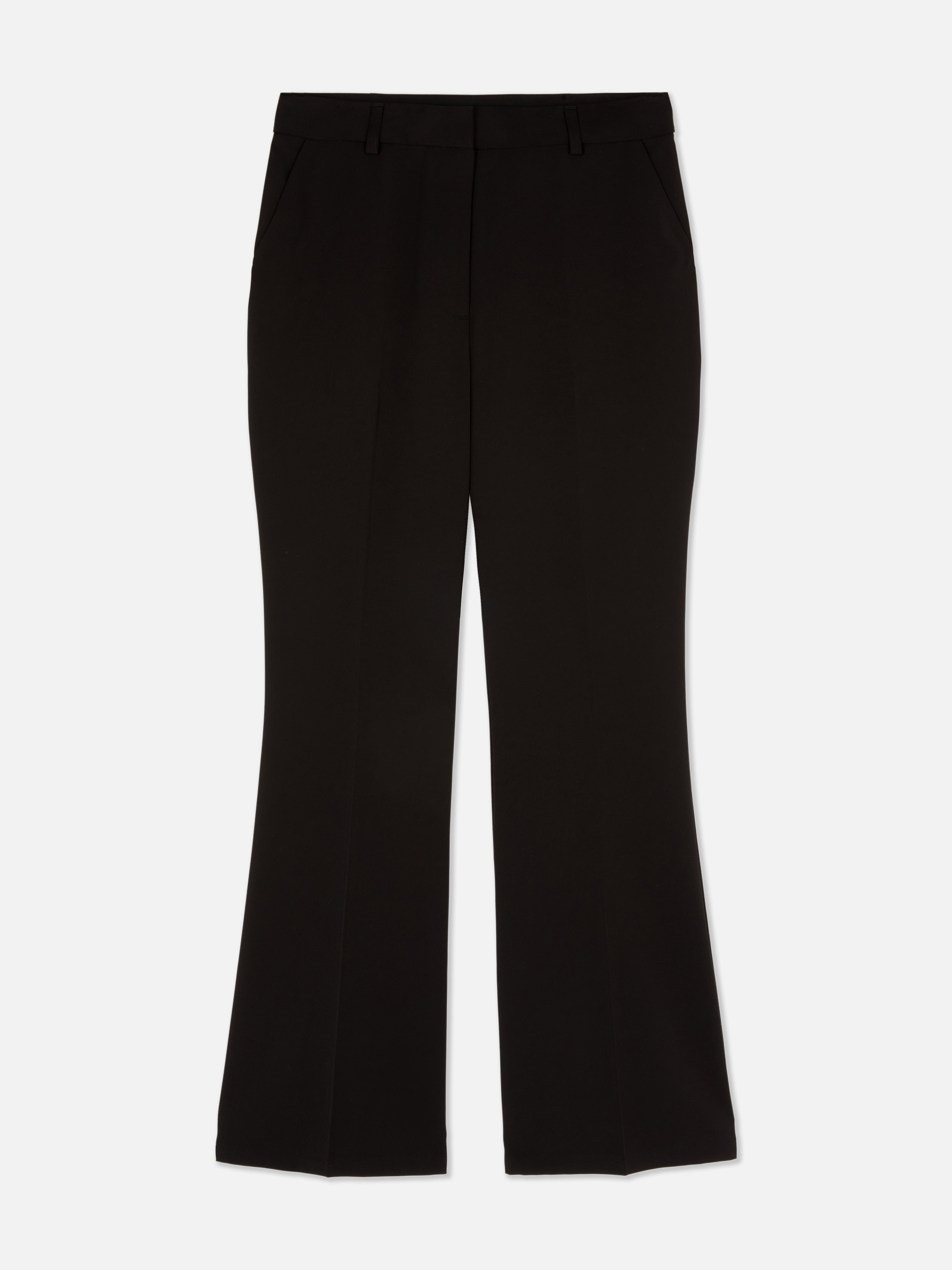 Mid-Rise Tailored Pants