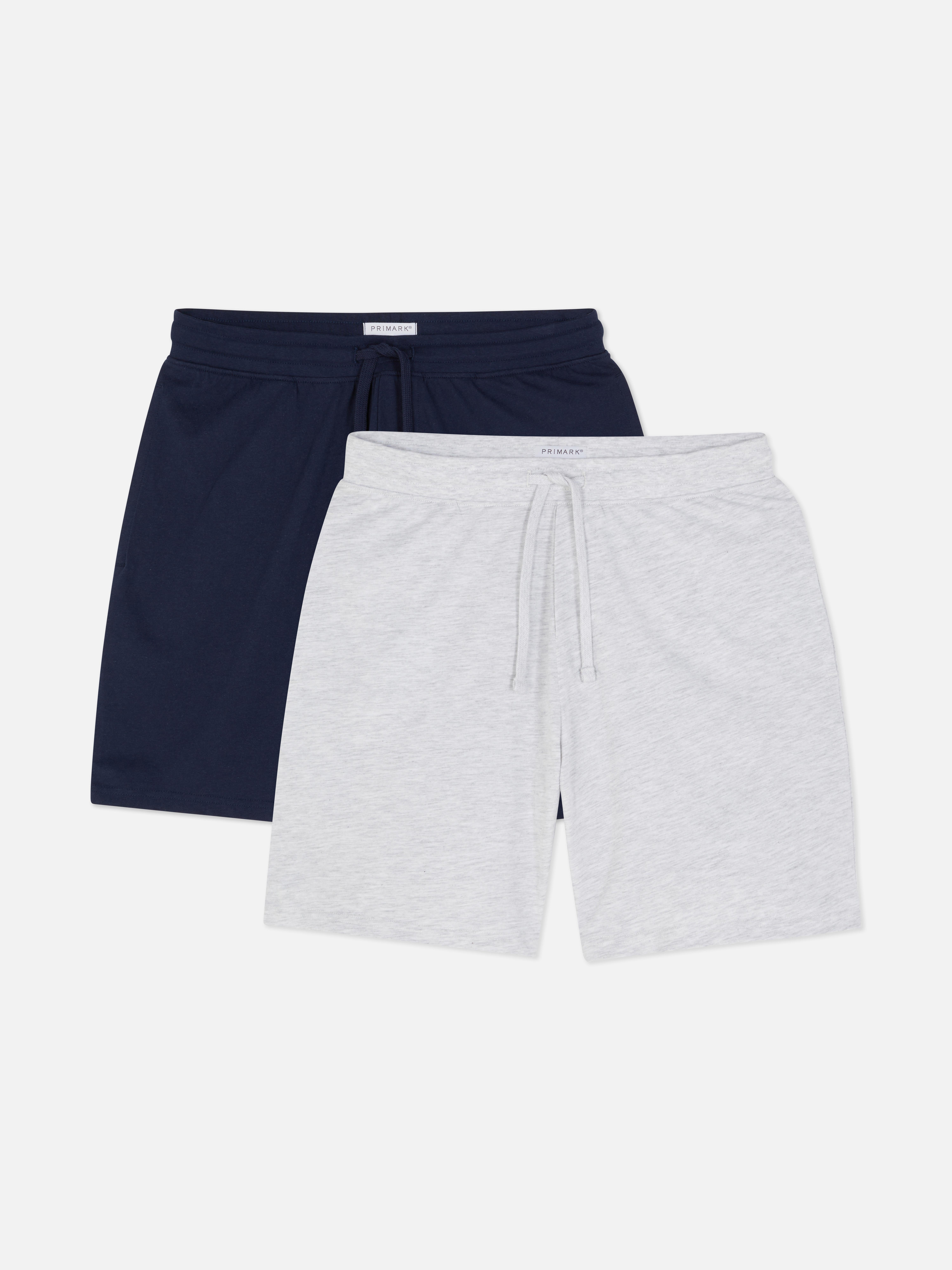 2-Pack Jersey Drawstring Pajama Shorts