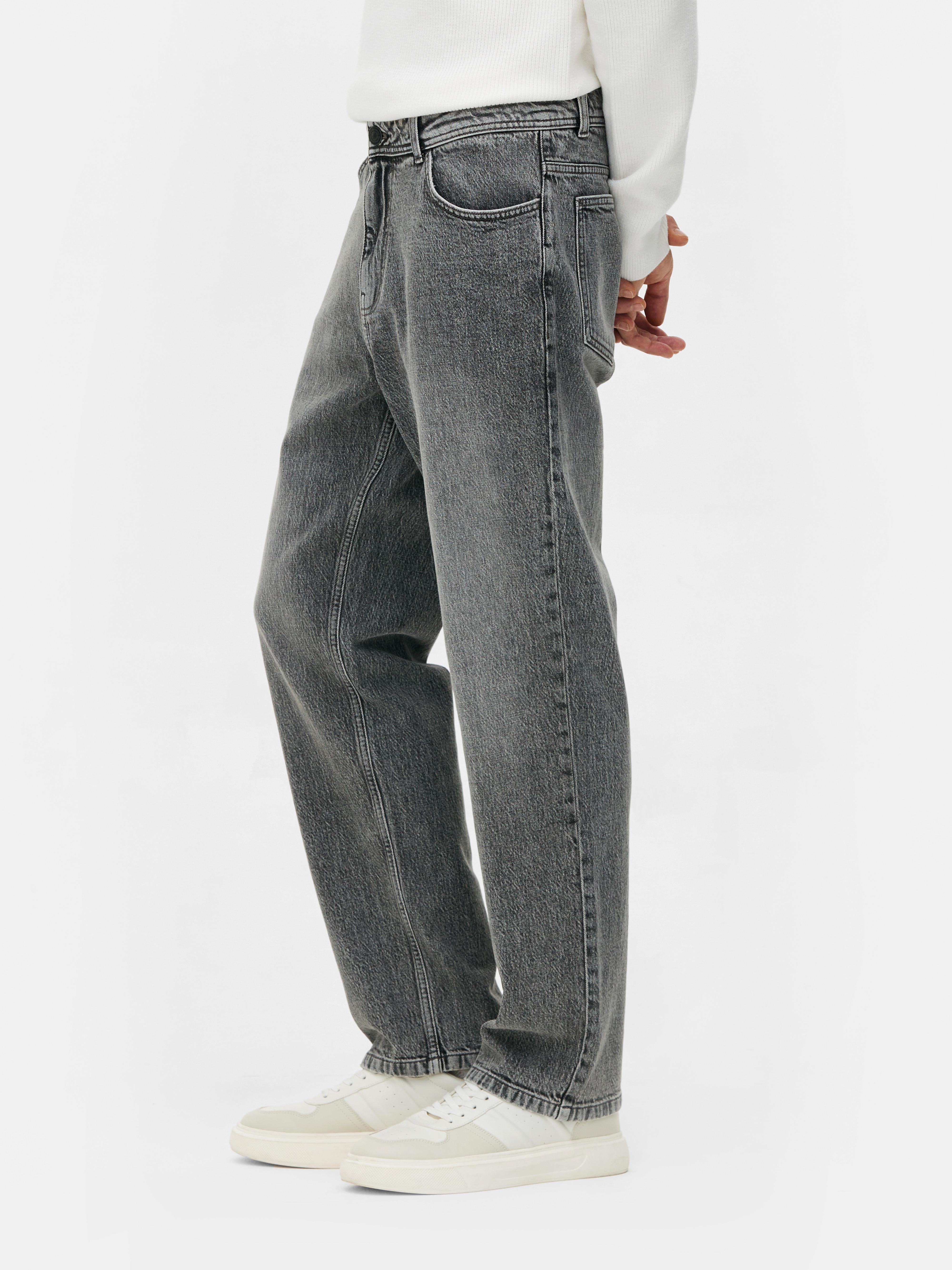 Mid-Rise Straight-Leg Jeans