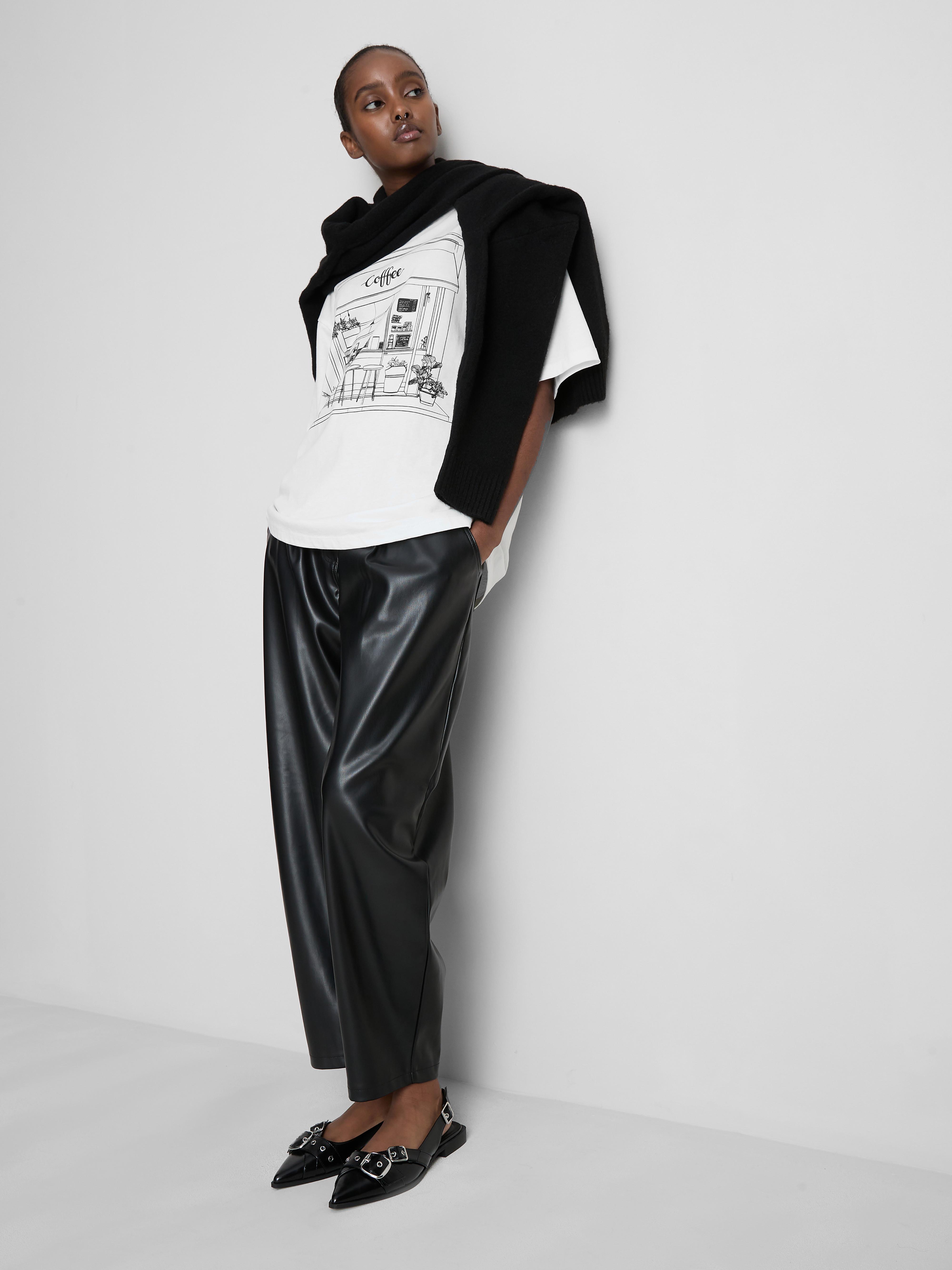 Relaxed Cotton Graphic Tee