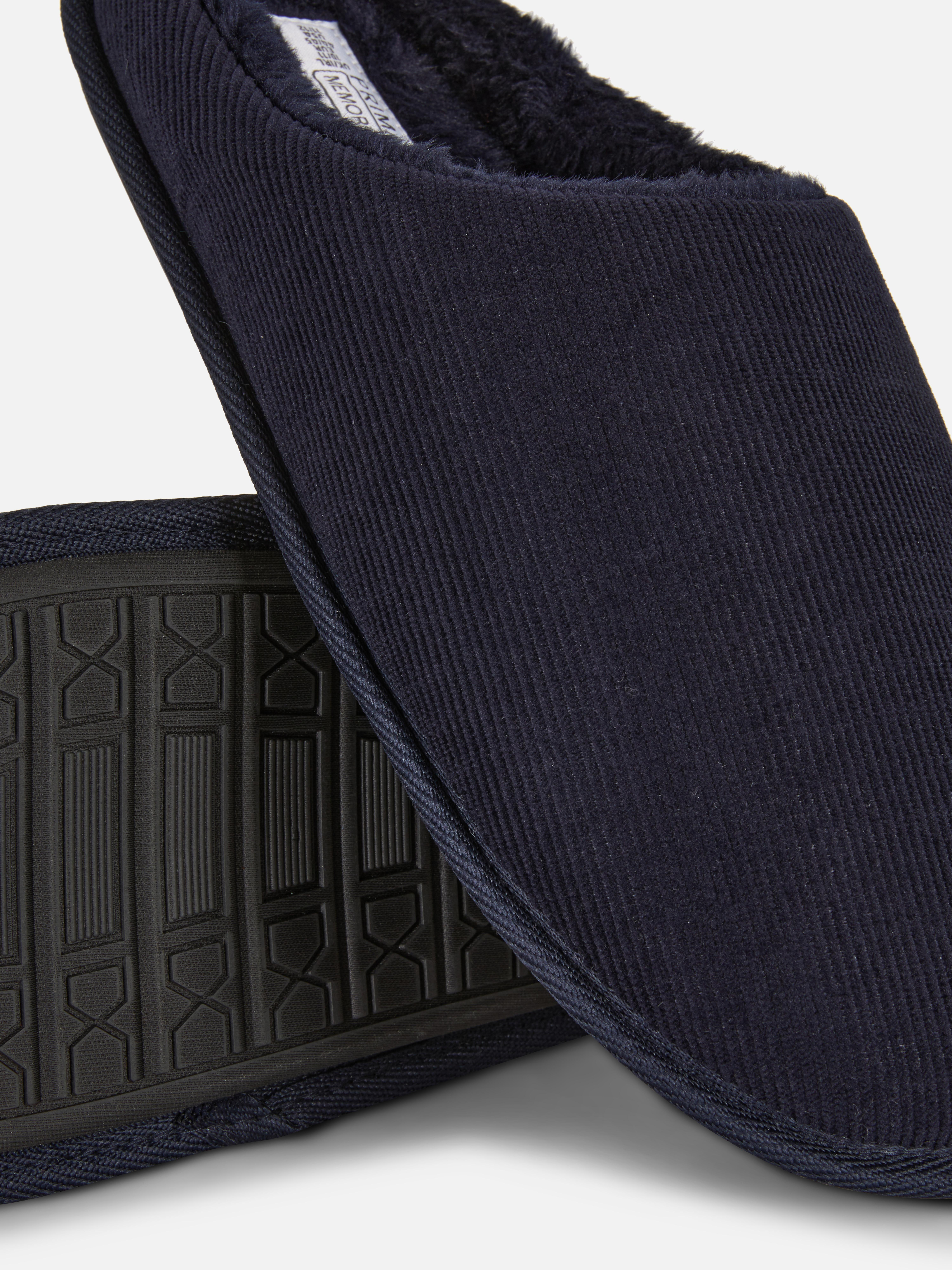 Corduroy Mule Slippers