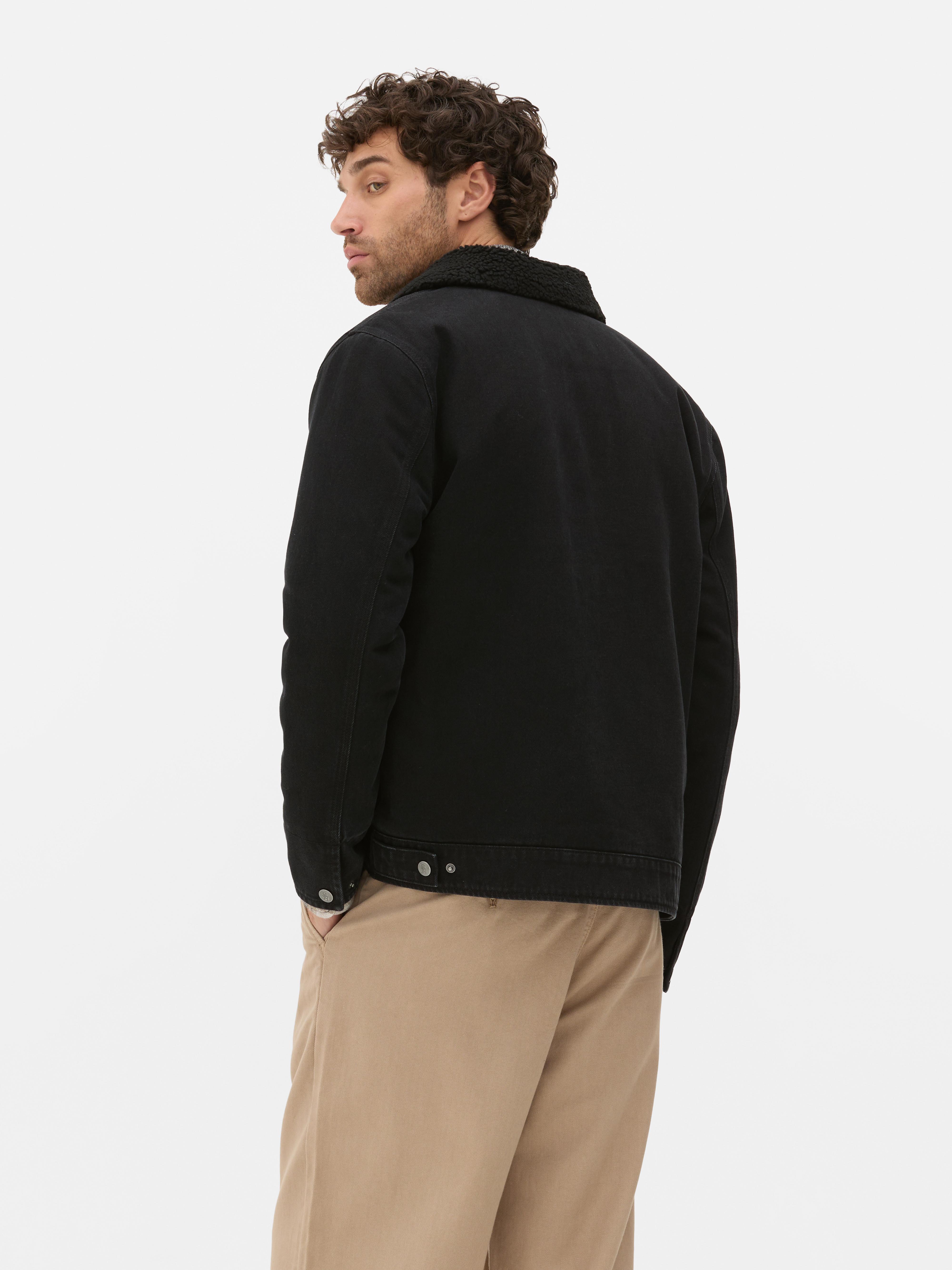 The Stronghold Fleece Collar Canvas Jacket