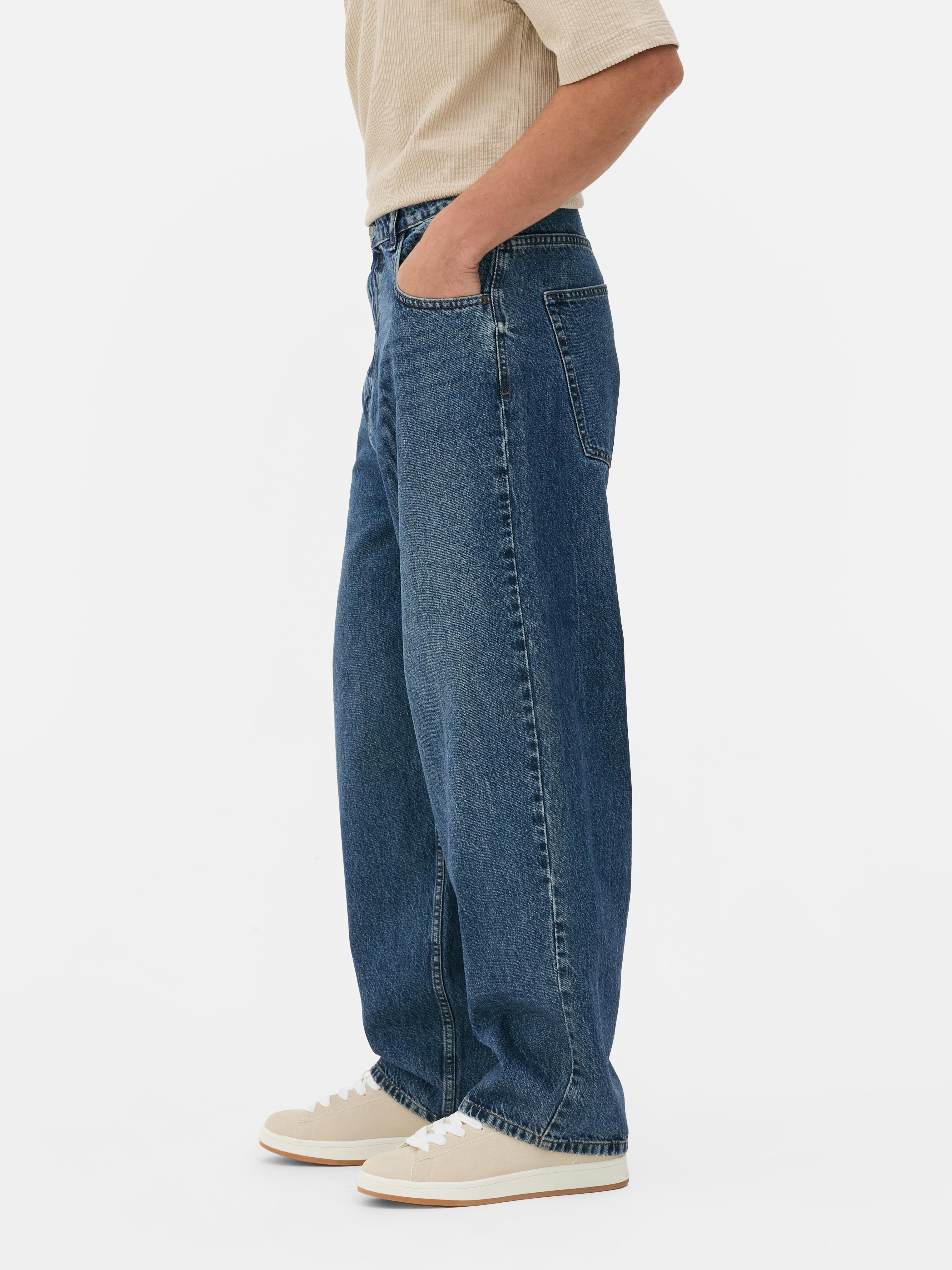 Mid-Rise Baggy Jeans