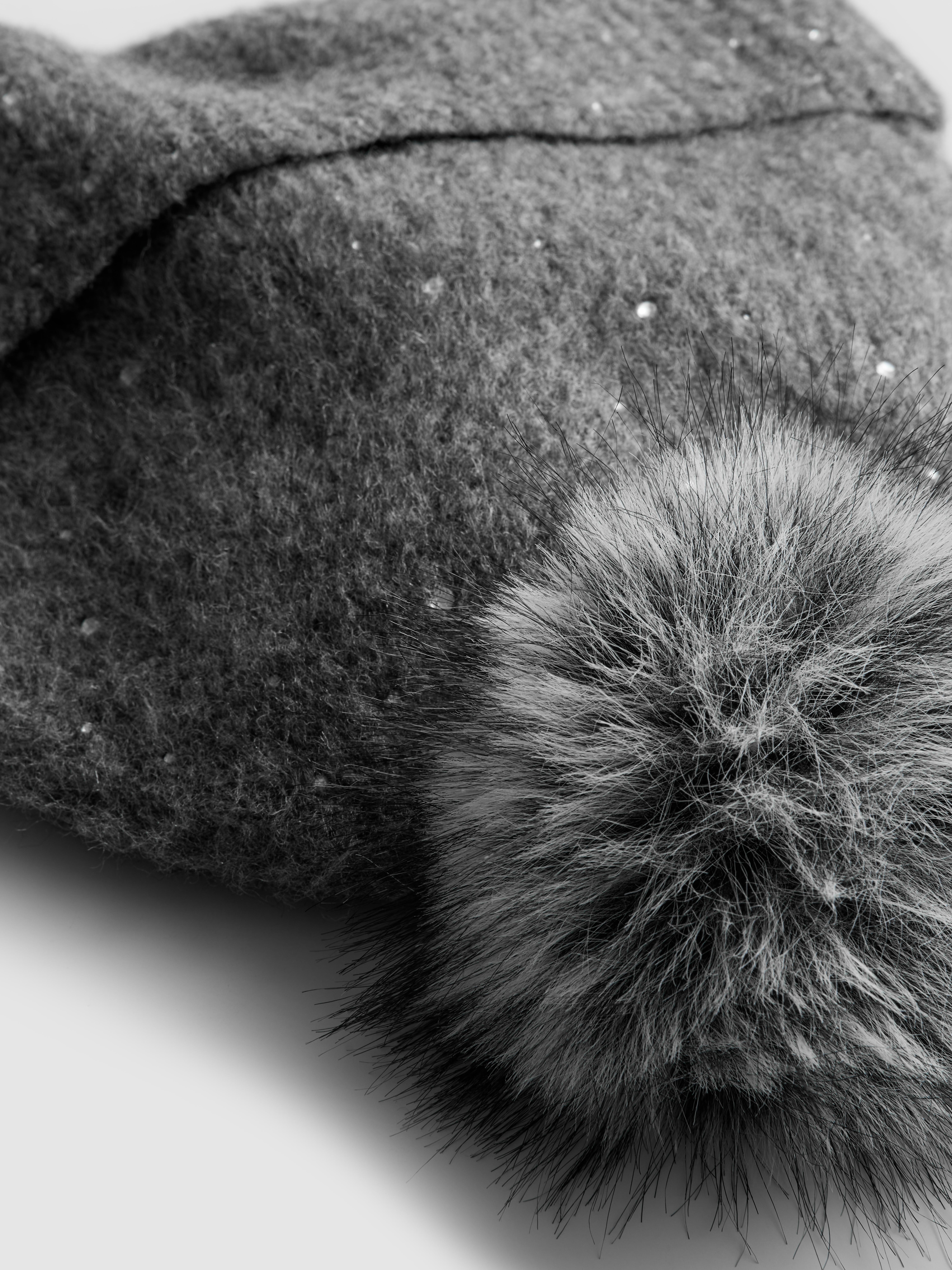 Rhinestone Hat and Scarf Set