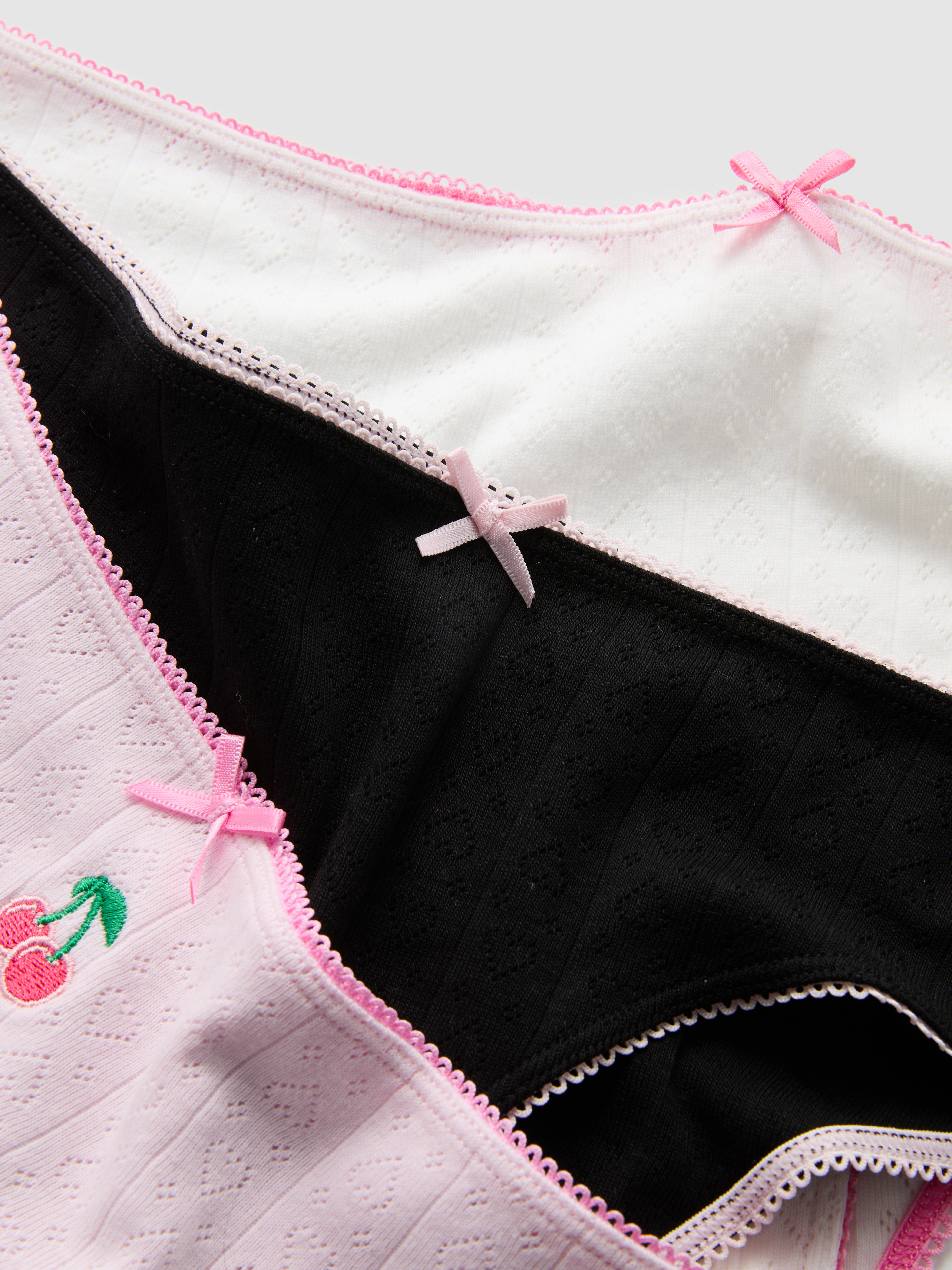 3pk Cotton Miami Thongs