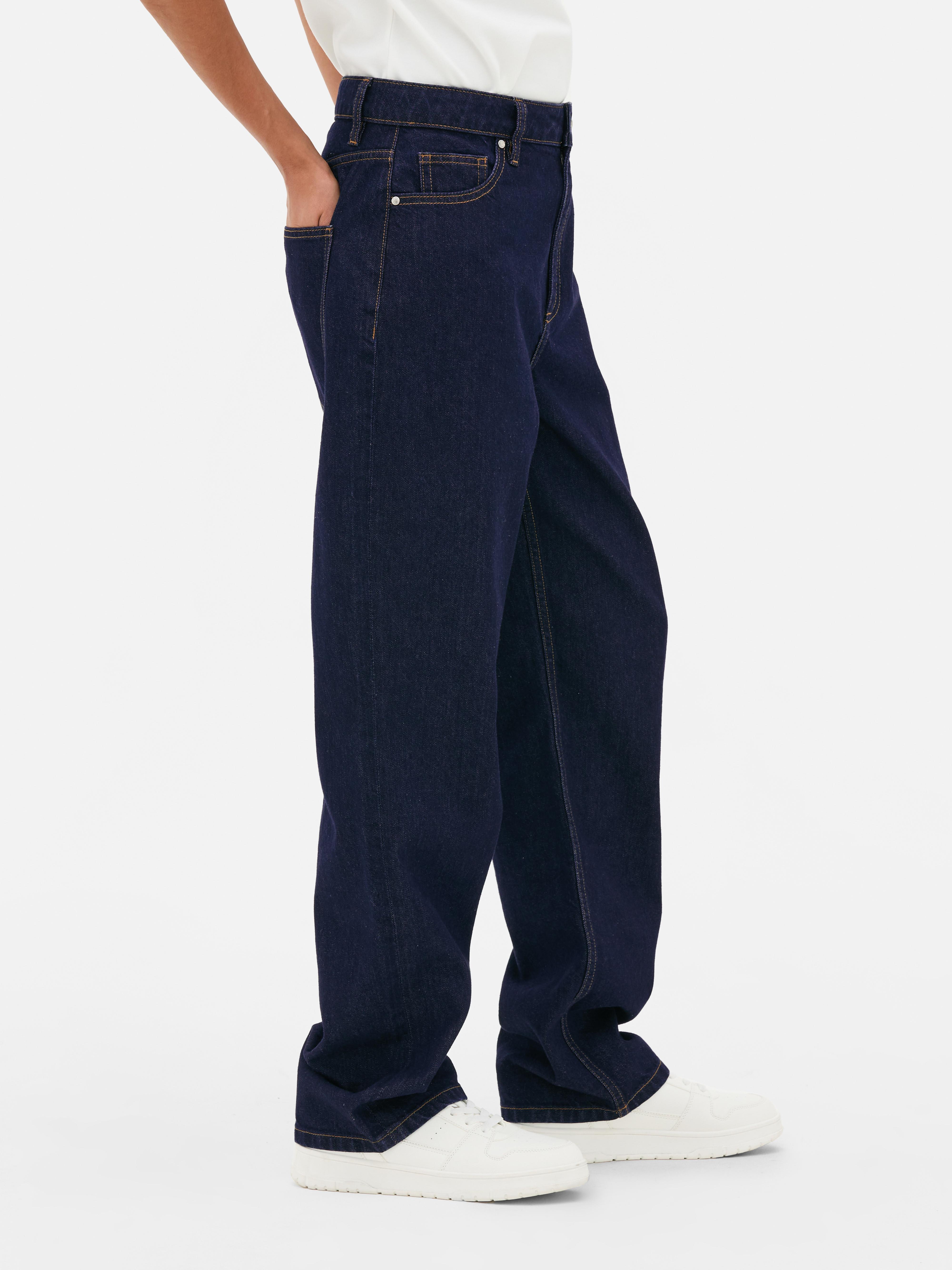 The Edit High-Waisted Straight Leg Jeans