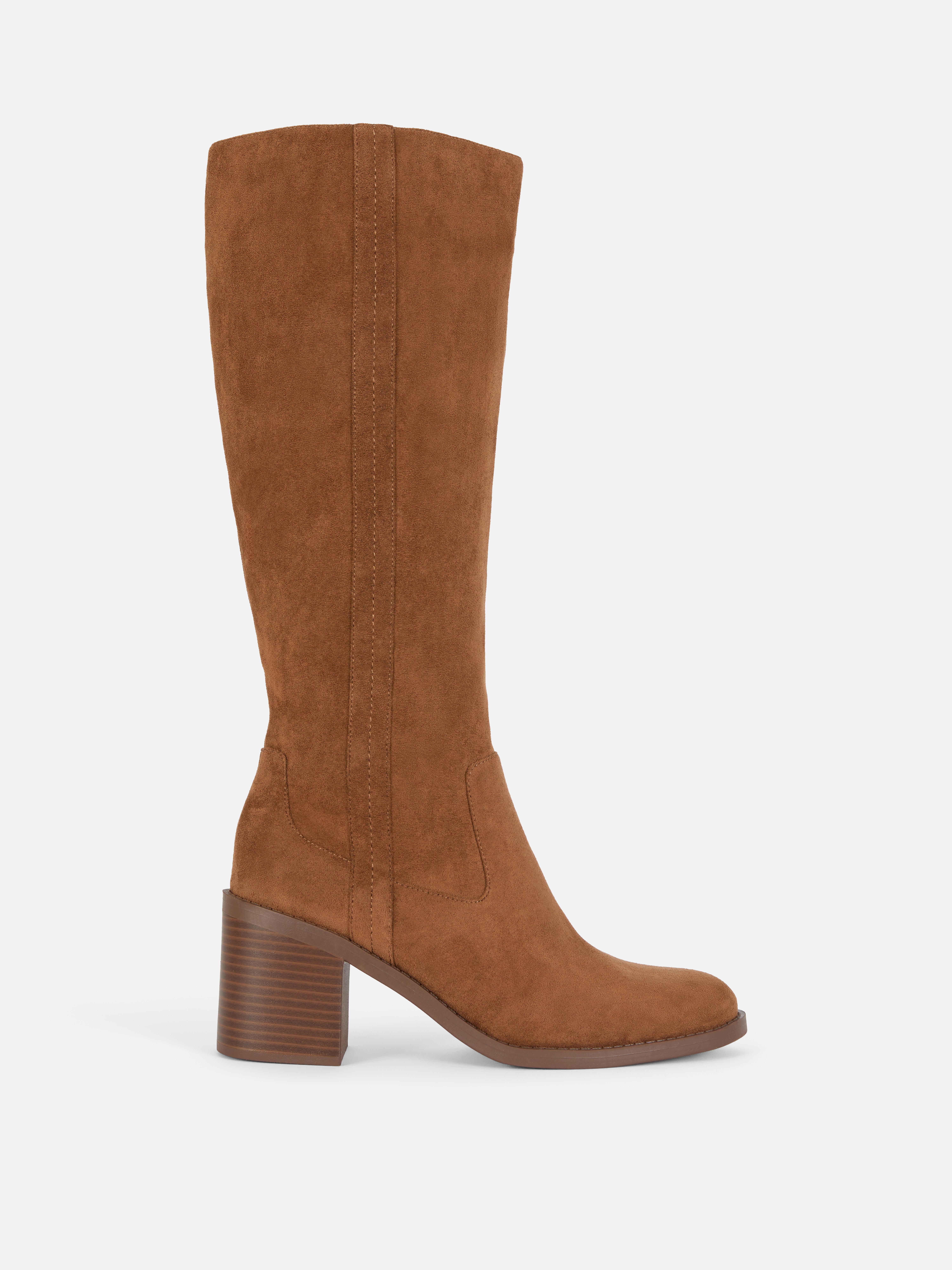 Knee High Block Heel Boots