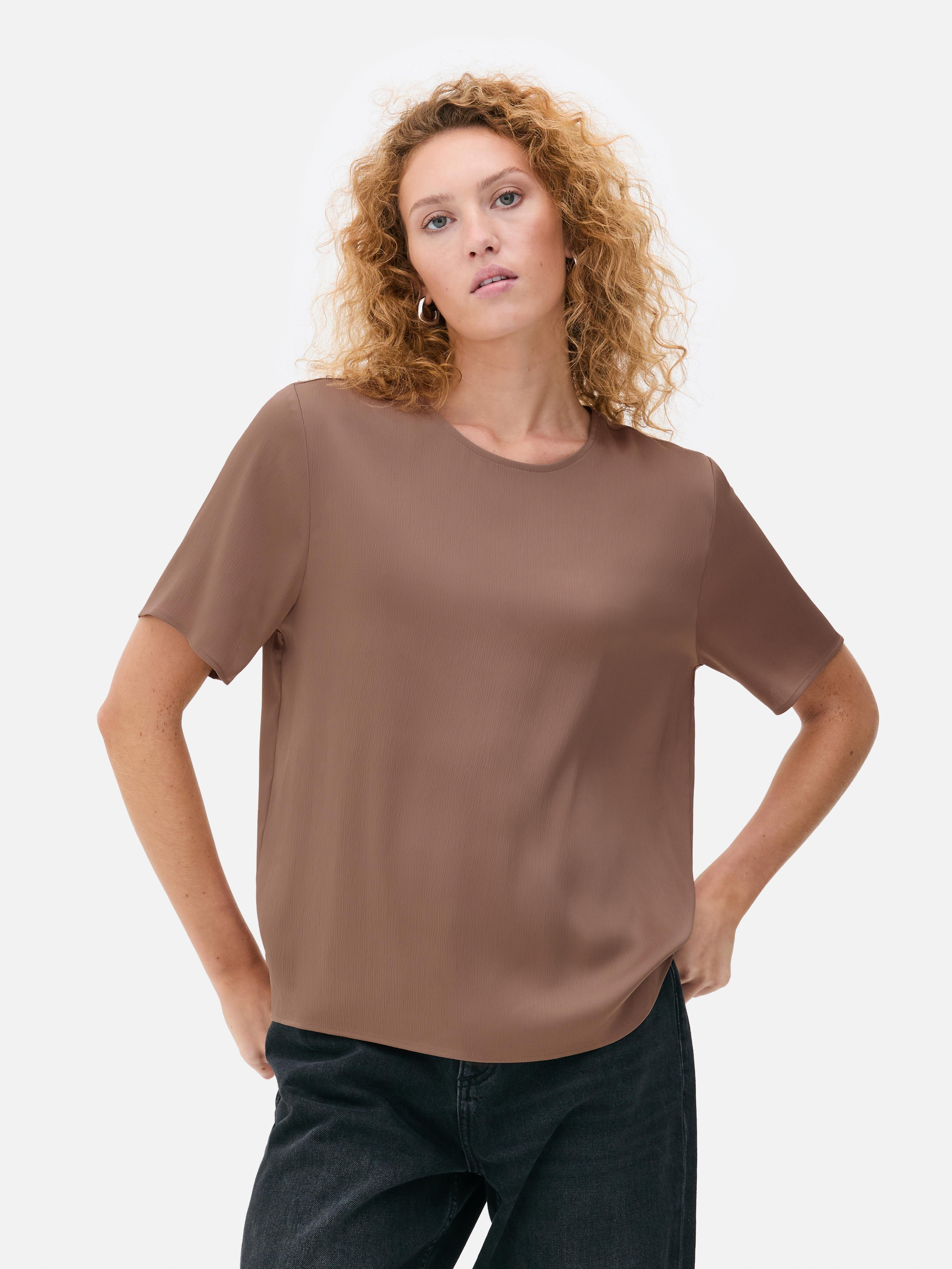 Relaxed Satin Tee