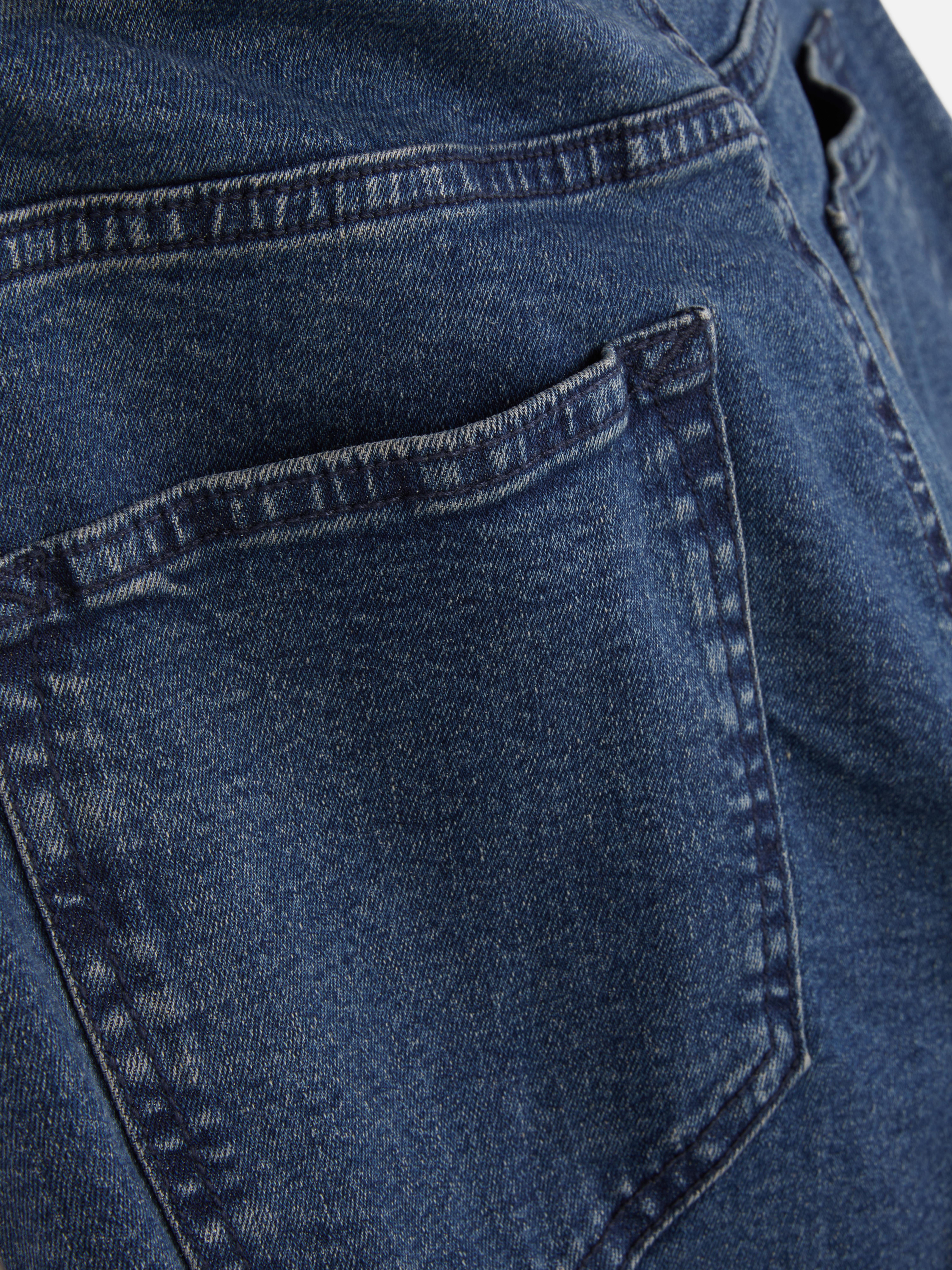 Mid-Rise Straight Leg Jeans