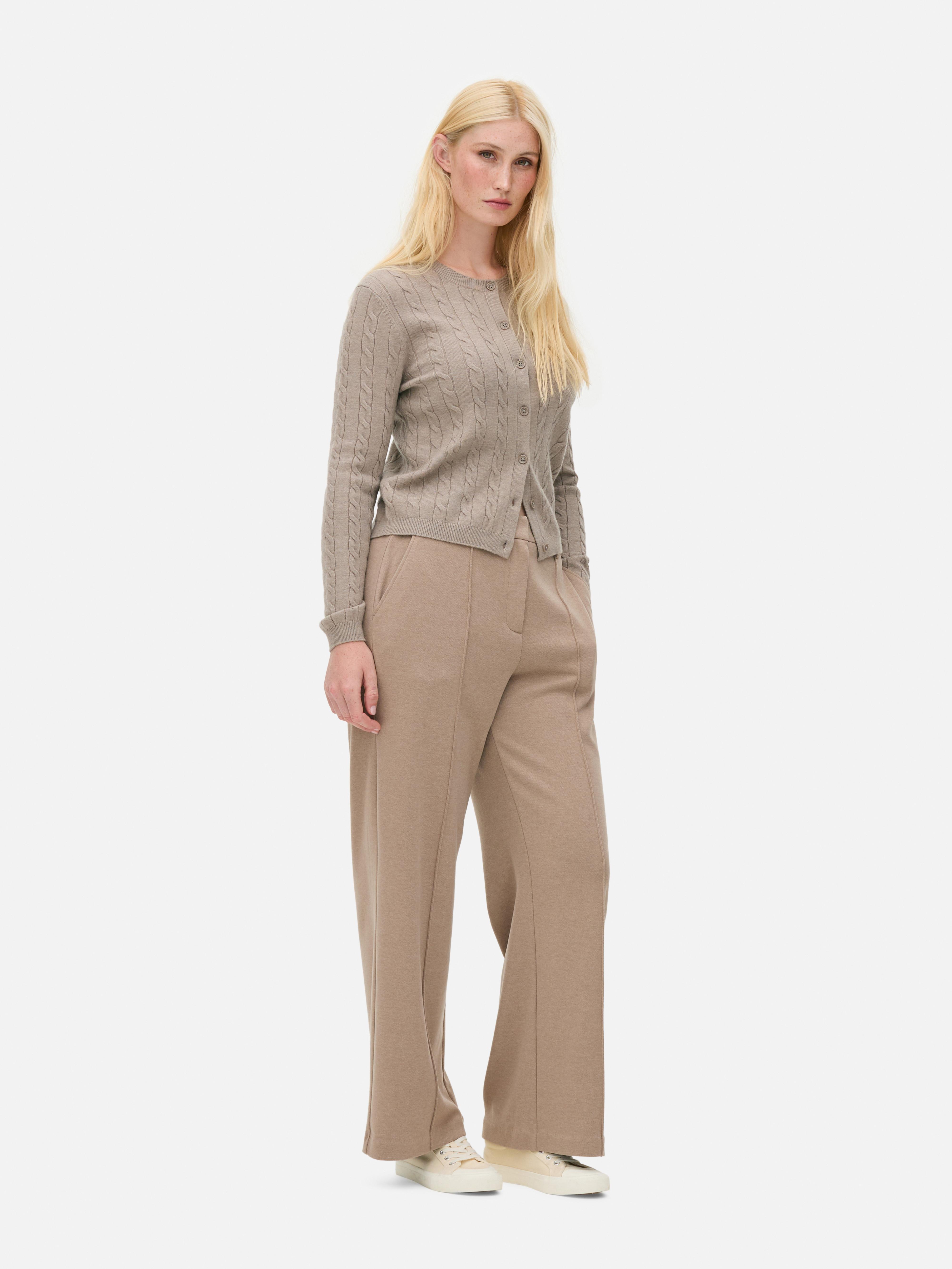 Tailored Straight Leg Pants