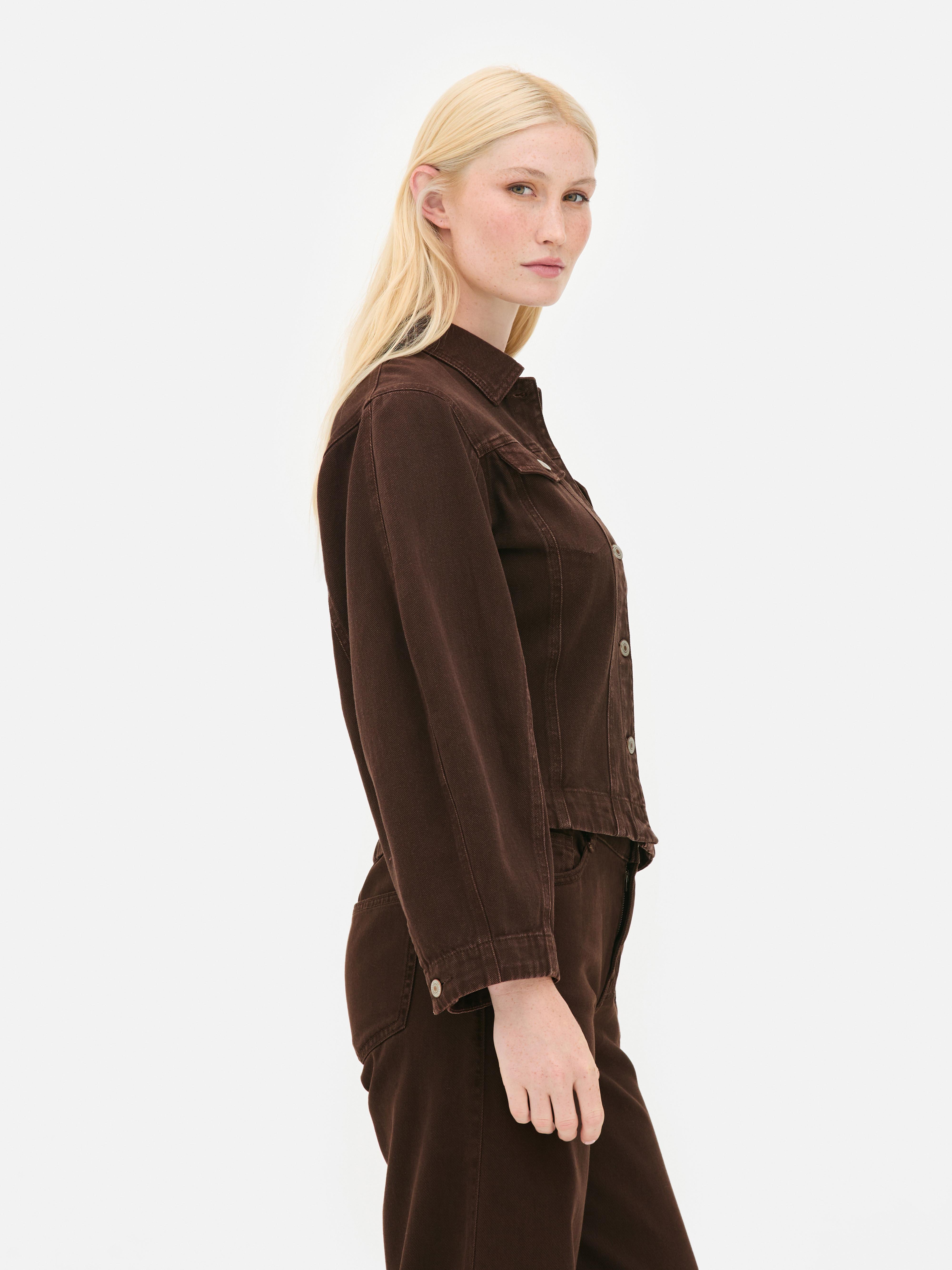 Cinched Denim Jacket