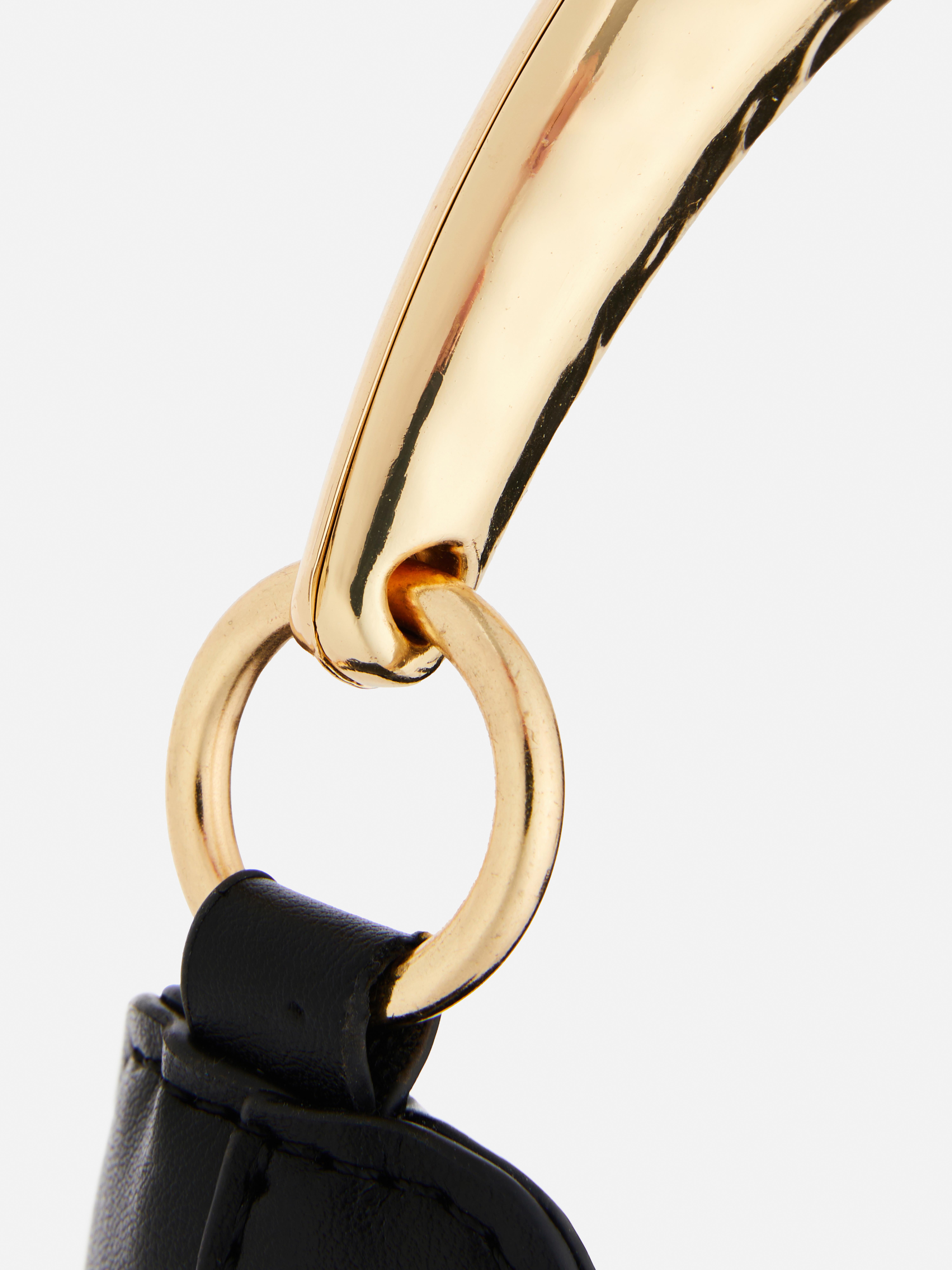 Metal Detail Shopper Bag