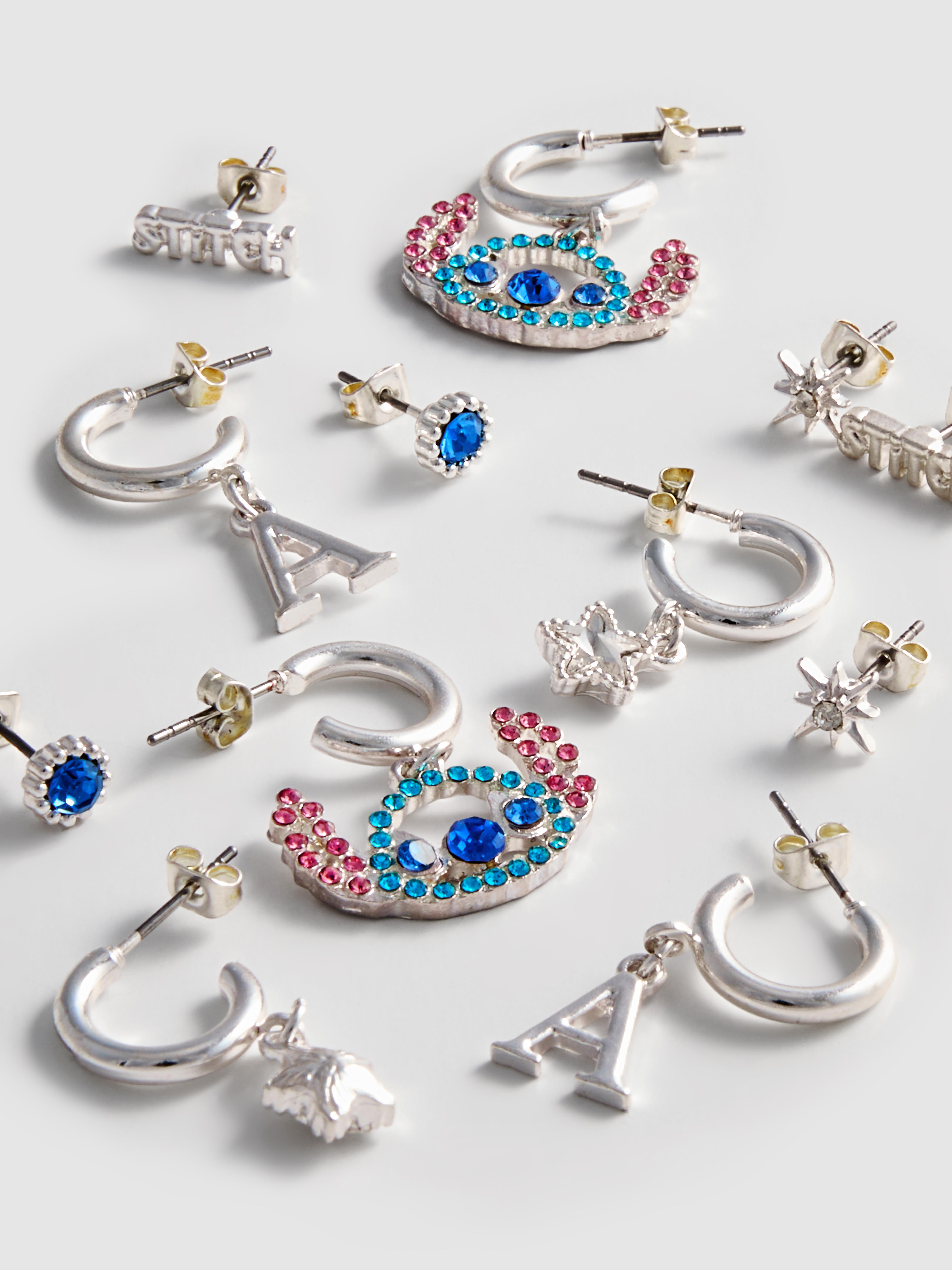 6pk Disney’s Stitch Earrings