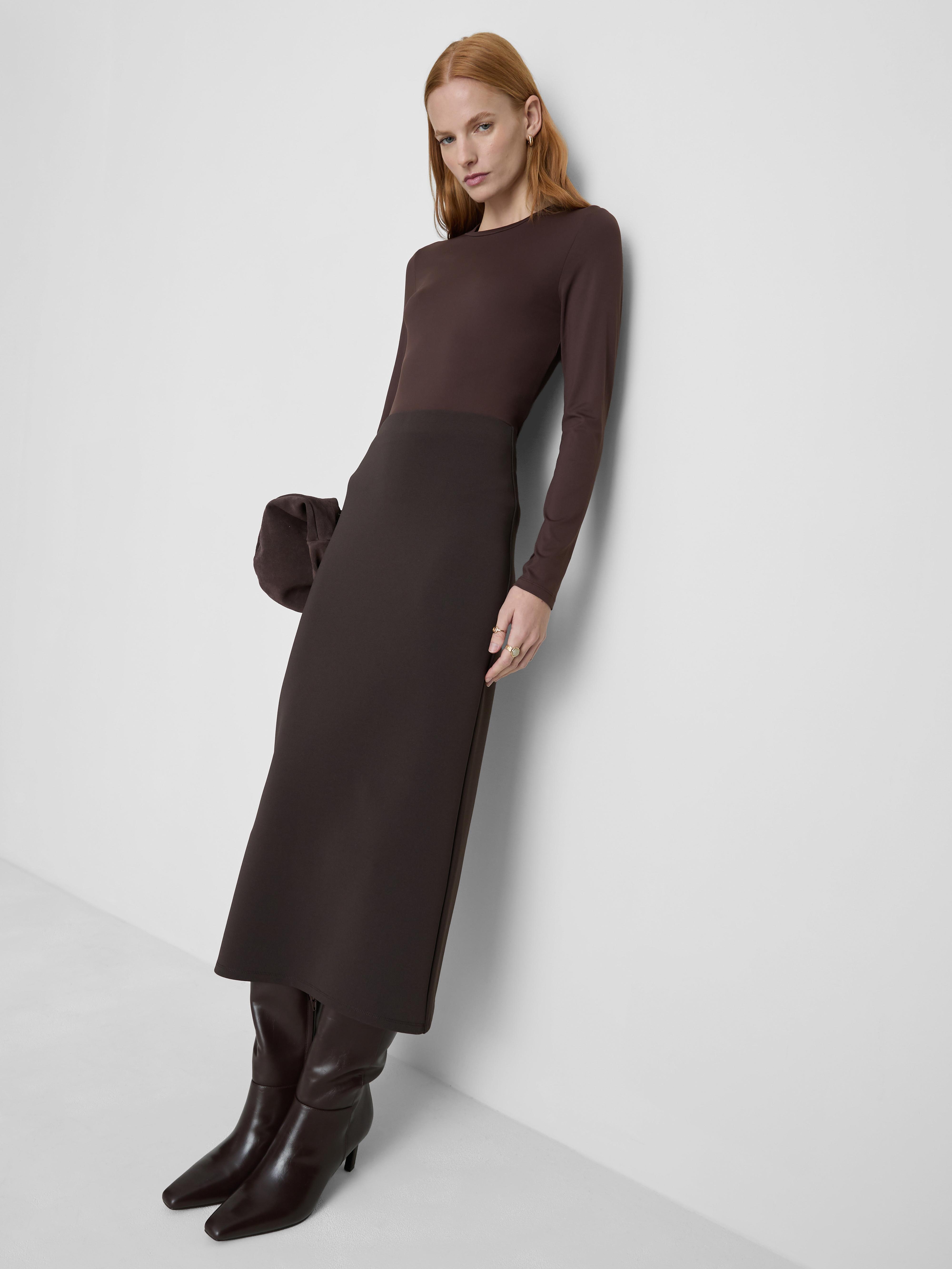 Paula Echevarría Compact Midi Skirt